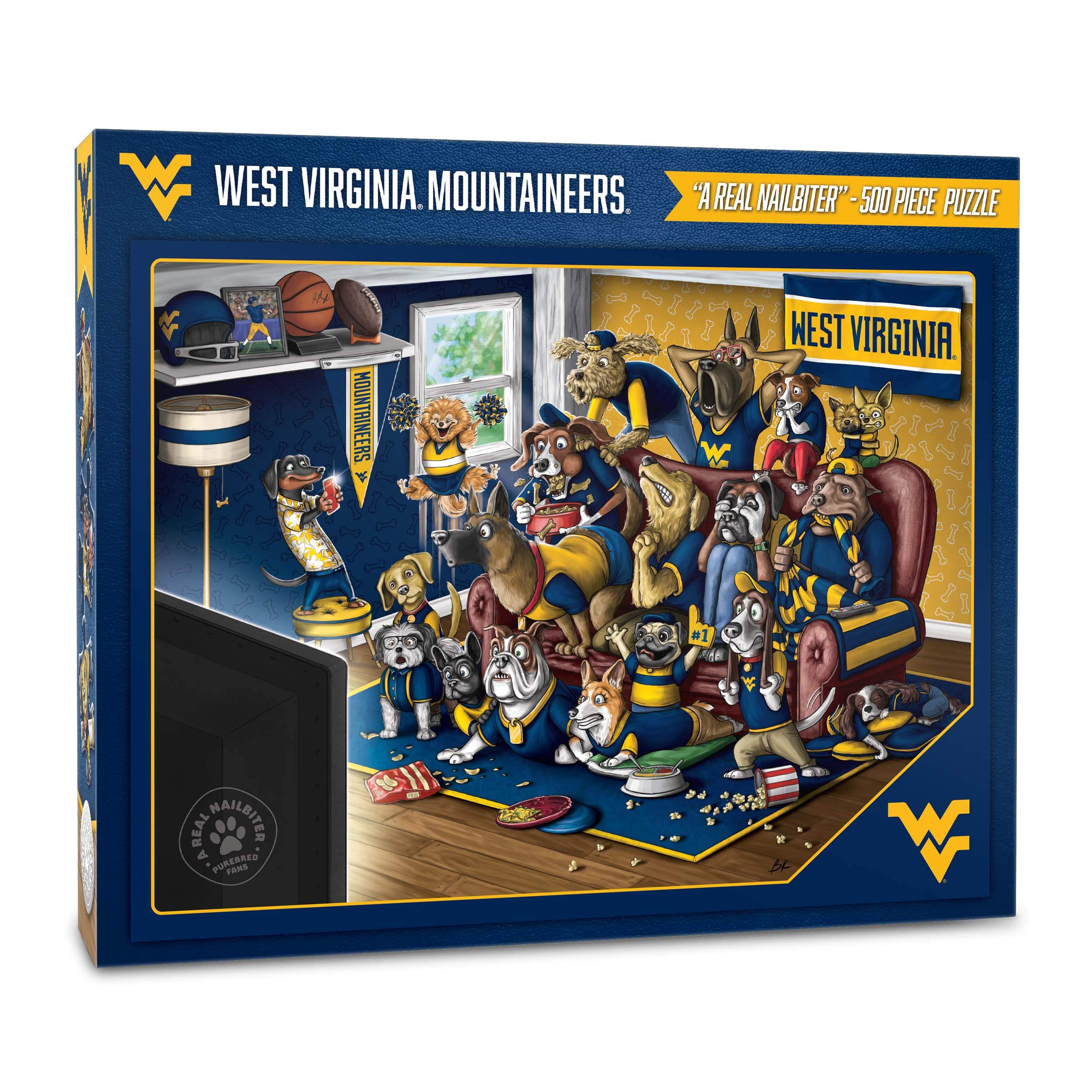 YouTheFan NCAA College Sports Fan Puzzle - 500 Piece Challenging Jigsaw for Game Day Fun & Family Bonding