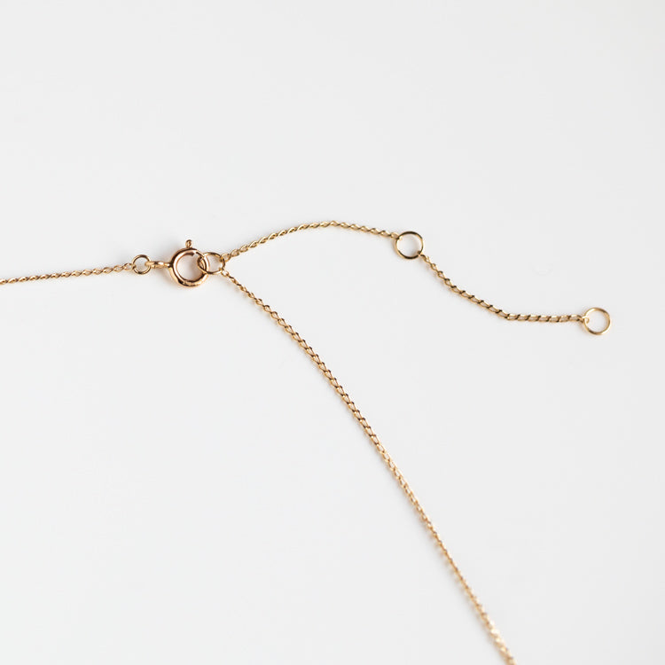 Solid Gold Delicate Pearl Chain Necklace - 14K Gold Dainty Pearl Pendant Necklace for Women | Perfect for Weddings, Anniversaries & Special Occasions