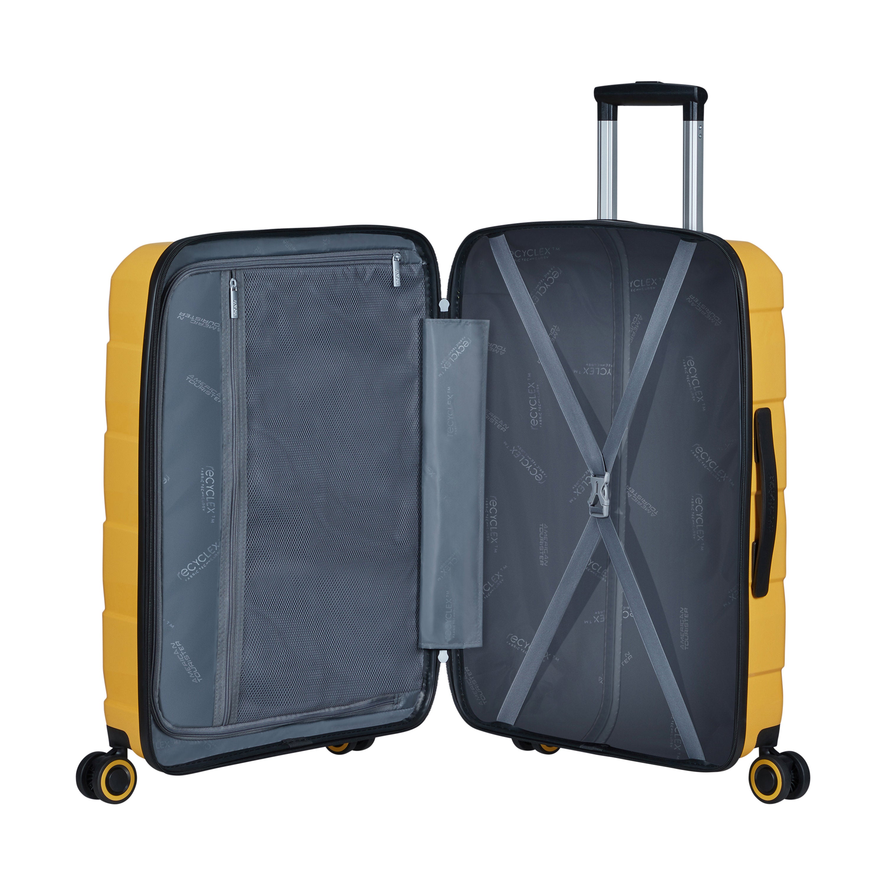 American Tourister Air Move Spinner Medium Luggage - Lightweight Expandable Suitcase with 360° Wheels for Travel, Business Trips & Vacations | Perfect Carry-On for Airlines