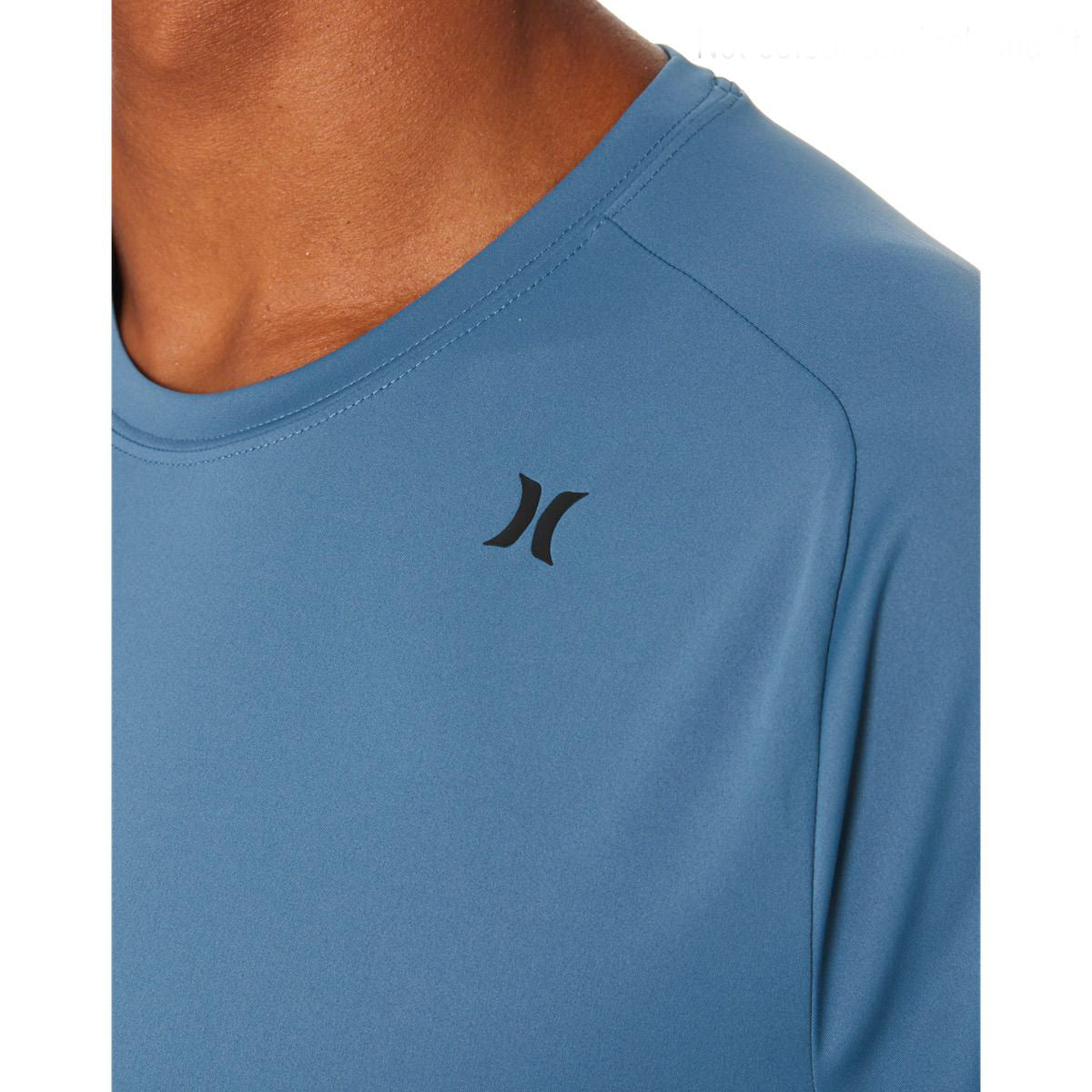 Men's Hurley Quick Dry Short Sleeve Rash Guard Shirt - UPF 50+ Sun Protection for Surfing, Swimming & Outdoor Activities | Thunderstorm Design