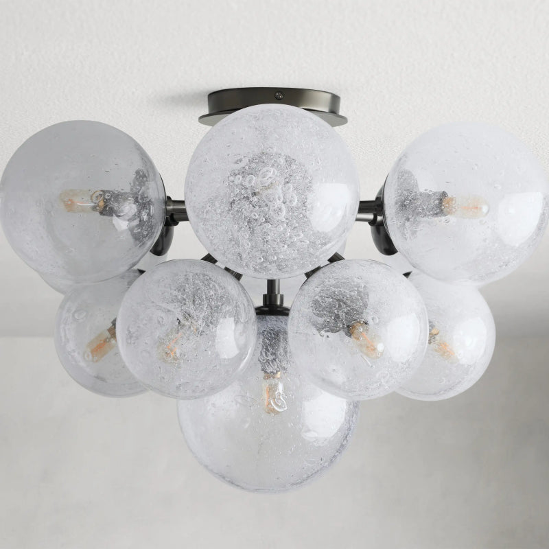 Mandoza Flushmount Ceiling Light - Modern LED Fixture for Bedroom, Kitchen, Hallway | Energy Efficient & Easy Installation