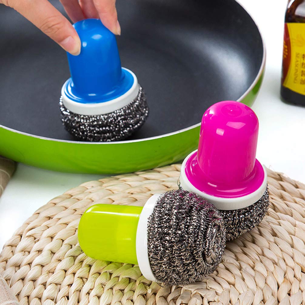 ULTECHNOVO 5-Pack Kitchen Cleaning Brushes - Dish Brush, Pot & Pan Scrubber, Durable Bristles for Tough Stains - Perfect for Washing Dishes, Pots, Pans & Utensils (Home & Restaurant Use)