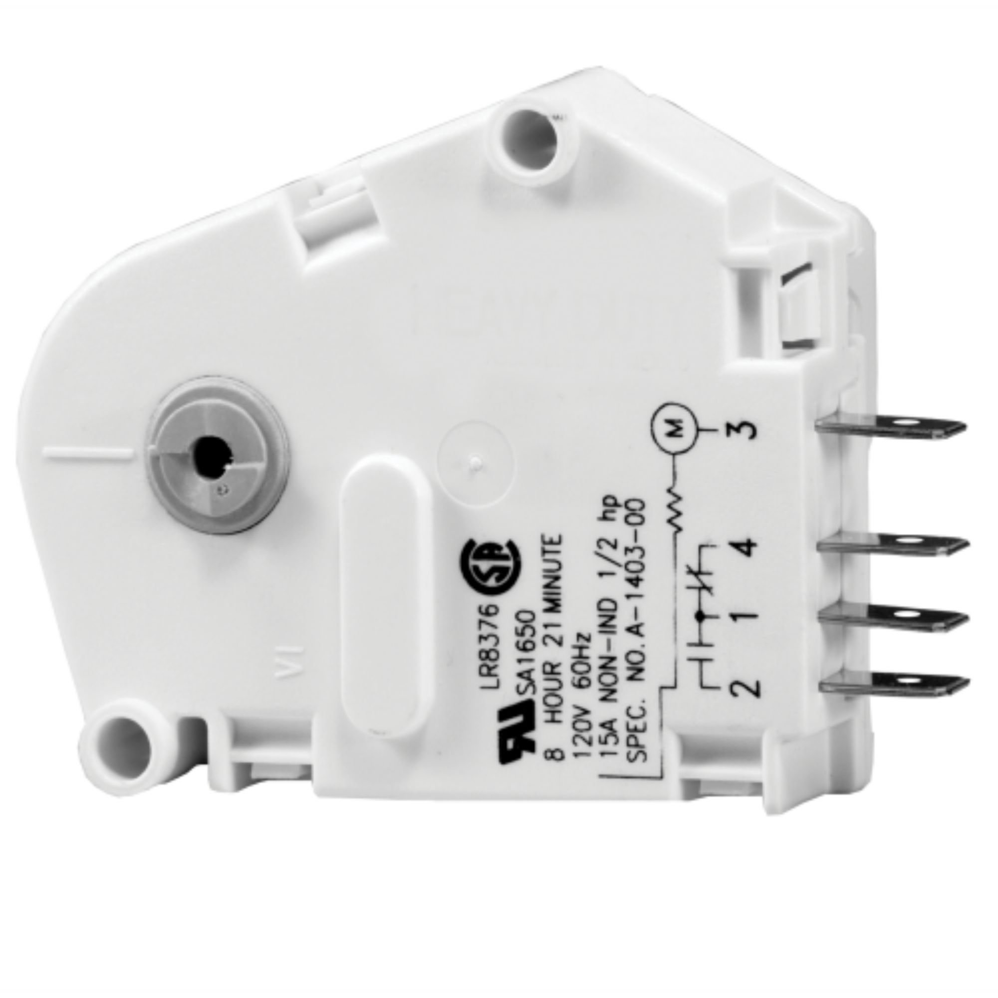 Supco SPB1401F 8 Hour 20 Minutes Defrost Timer - Commercial Refrigerator & Freezer Defrost Timer Replacement Part for Walk-in Coolers, Restaurant Equipment, and HVAC Systems