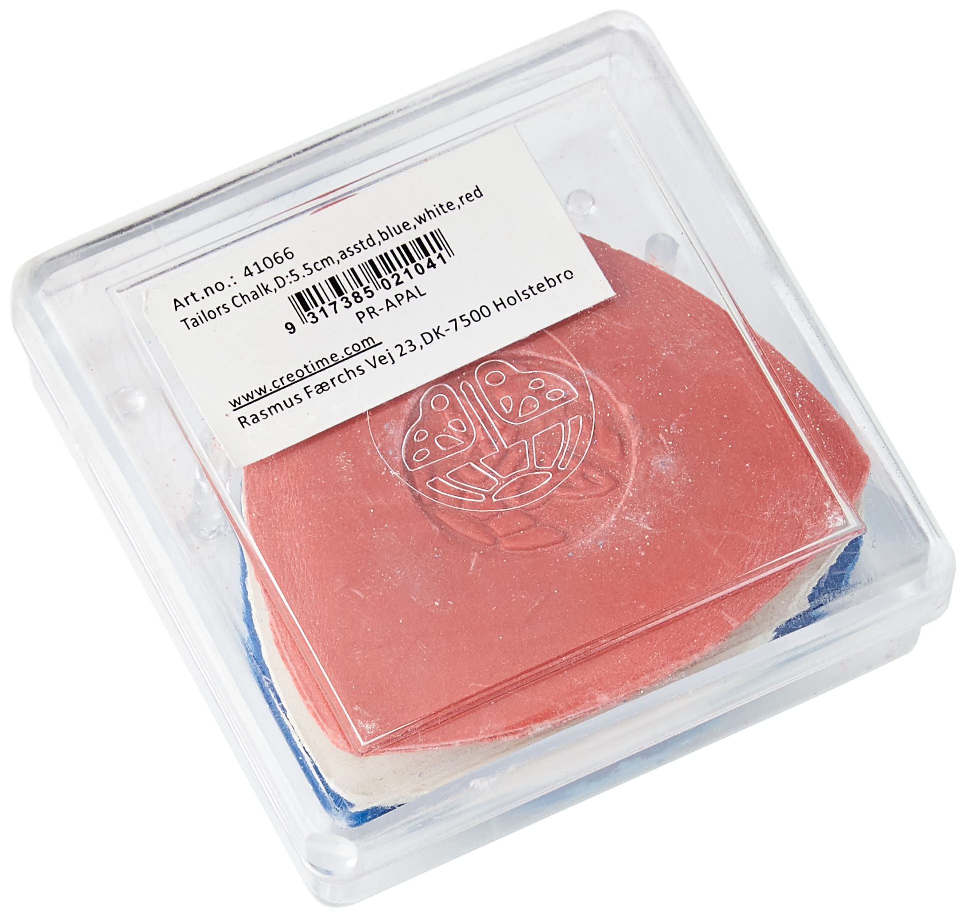 Tailor's Chalk Triangle Set - 3 Pack (Red, White, Blue) for Fabric Marking & Sewing - Perfect for Quilting, Dressmaking & DIY Crafts