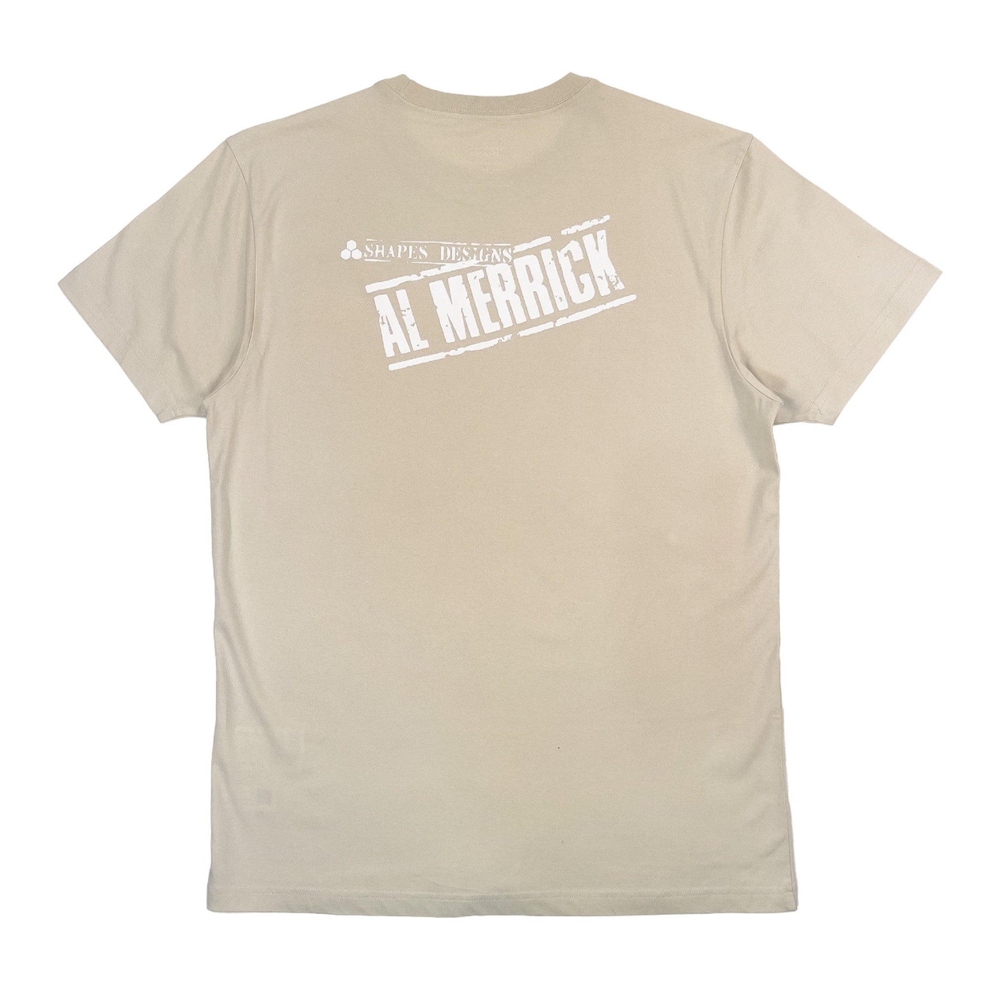 Channel Islands Al Stamp OG Men's Short Sleeve T-Shirt - Cement Gray Casual Tee for Surfing, Skateboarding & Streetwear Fashion