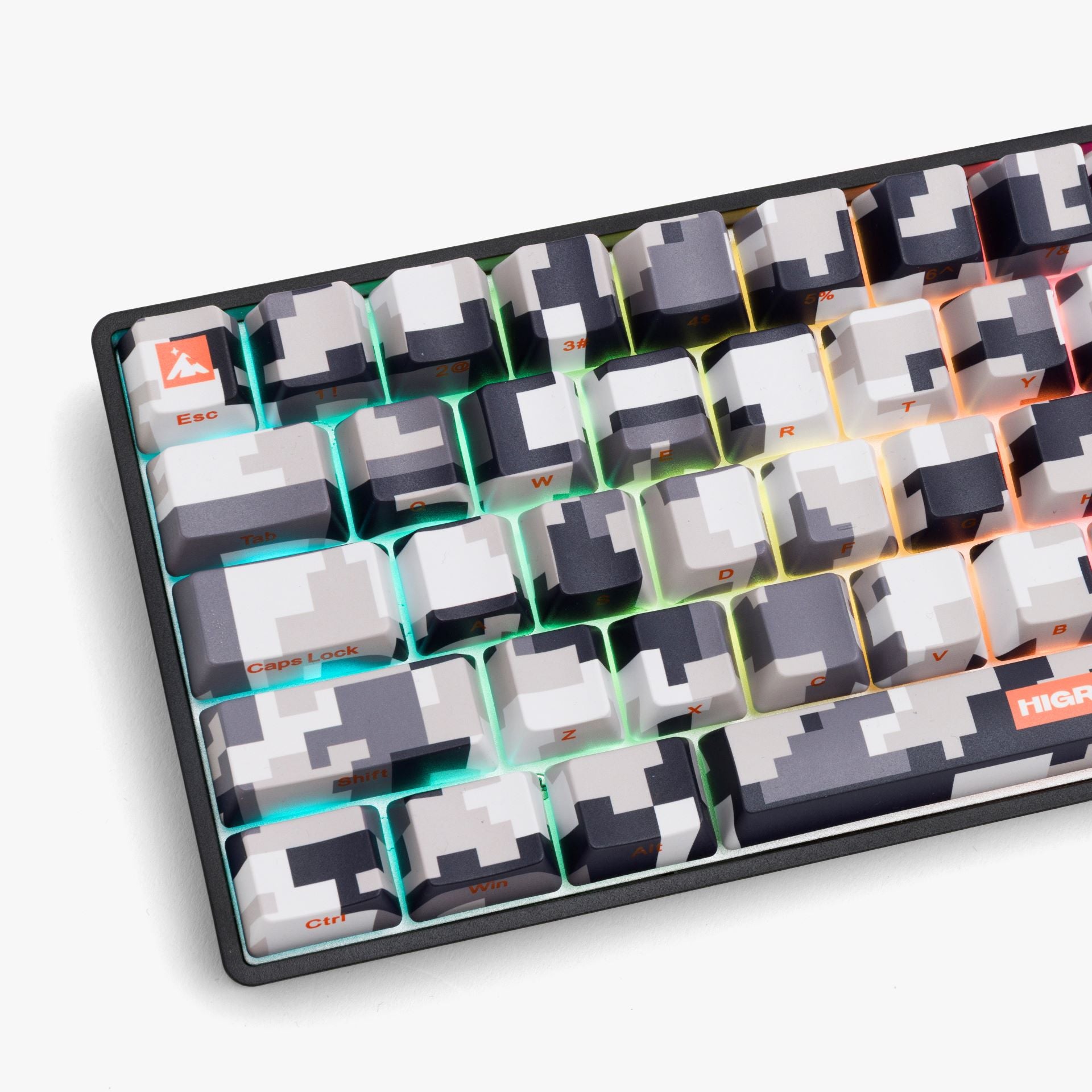 DIGICAMO Basecamp 65 Mechanical Keyboard - ARCTIC White | Compact 65% Layout, Hot-Swappable Switches, RGB Backlit | Perfect for Gaming, Office Work & Programming