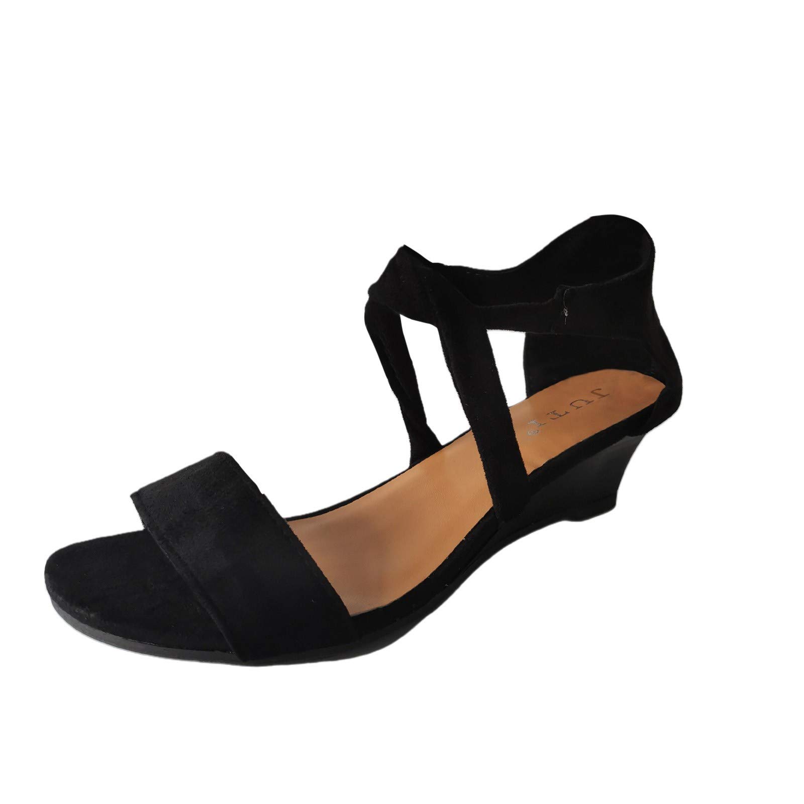 Women's Lace Strap Wedge Sandals - Comfortable Open Toe Flip Flops & Slippers for Beach, Pool, and Summer Outfits