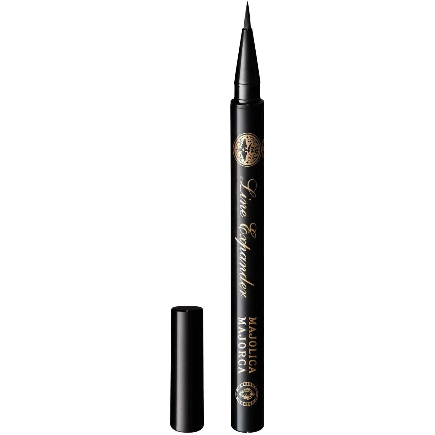 Majolica Majorca Line Expander Liquid Eyeliner Pen - 0.5ml Waterproof & Smudge-Proof - Precise Winged Eyeliner for Dramatic Eye Makeup - Perfect for Day to Night Looks & Special Occasions