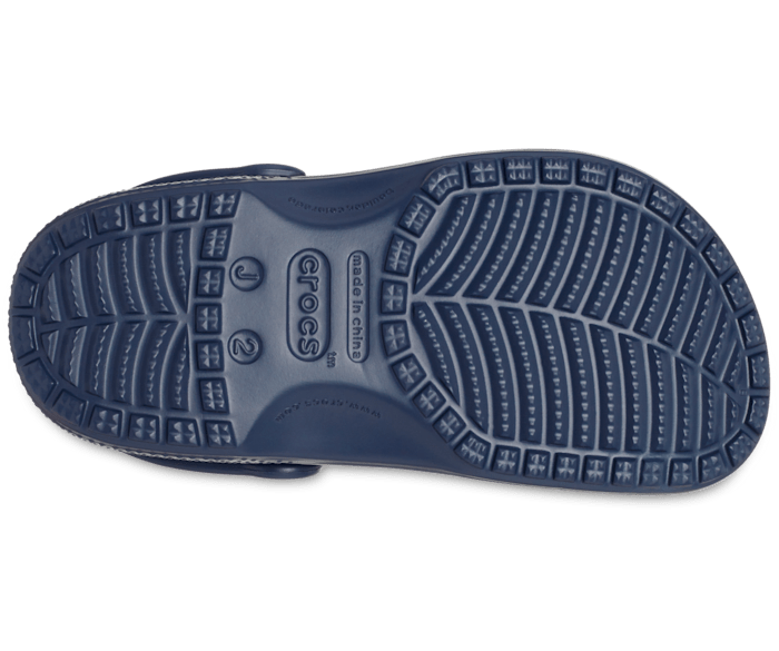 Crocs Kids Classic Navy Clog - Lightweight & Comfortable Water Shoes for Boys & Girls - Perfect for Beach, Pool, and Outdoor Play