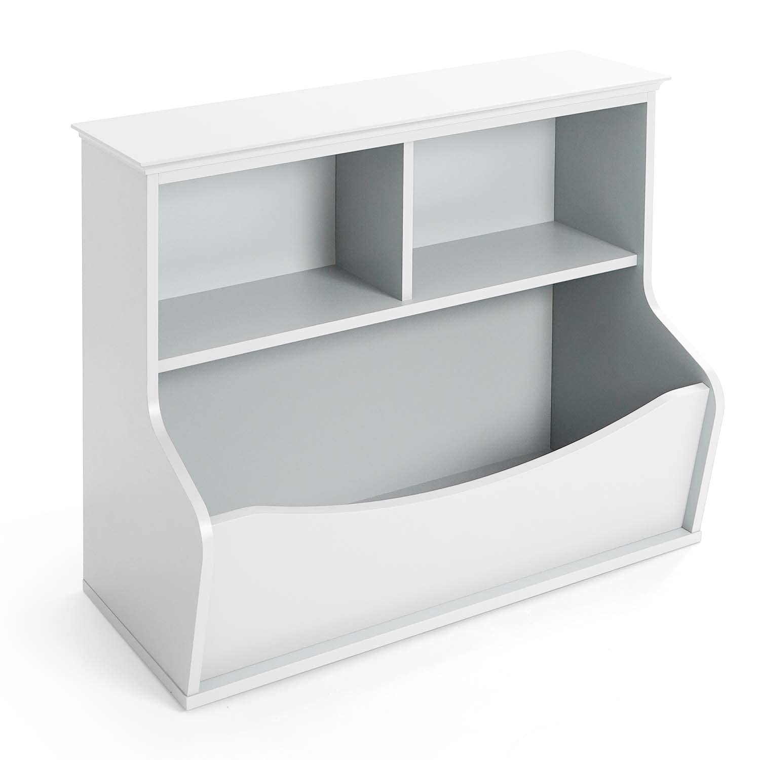 CAPHAUS Kids' Toy Storage Organizer - Multifunctional Book & Toy Cabinet with Open Cubby Shelves for Nursery, Playroom, Closet | Perfect for Home Organization & Child's Play Area