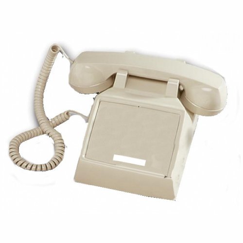 Cortelco ITT-2500NDL-AS Standard Desk Telephone in Ash Color - Reliable Corded Office Phone with Clear Sound Quality for Home, Business & Call Centers
