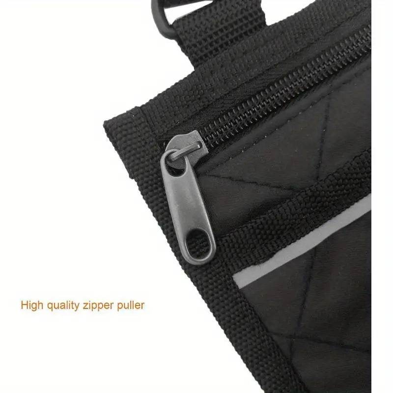 Portable Wheelchair Side Pouch Organizer - Waterproof Storage Bag with Multiple Pockets for Medical Supplies, Phone & Essentials - Ideal for Disabled & Elderly Mobility Assistance