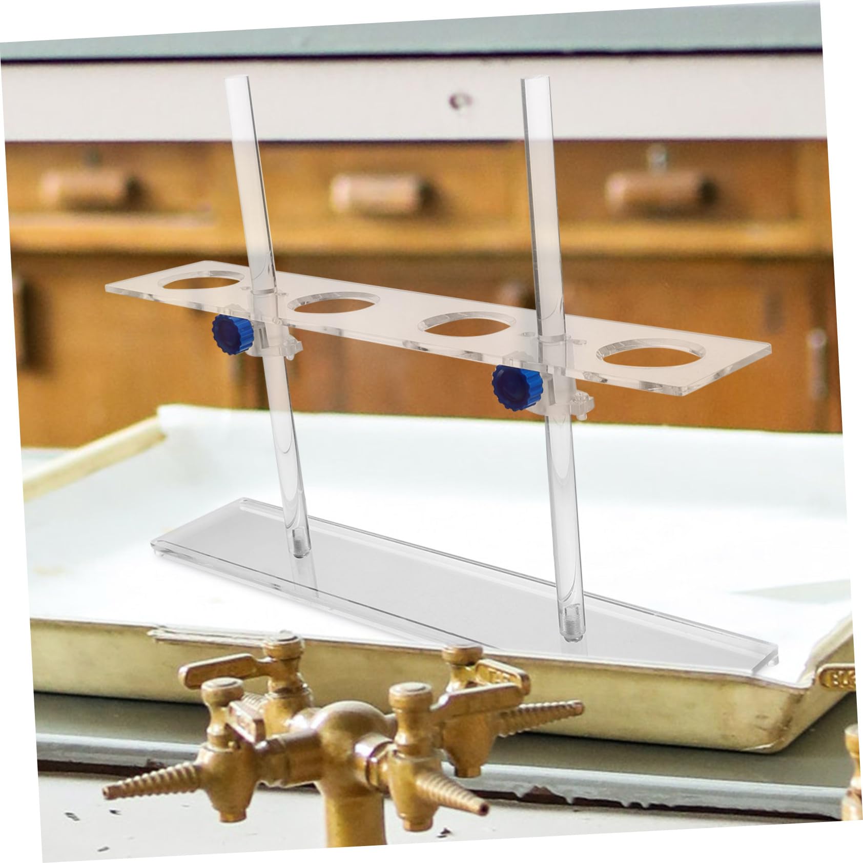 Gatuida Funnel Rack - Premium Laboratory Stand for Chemical Experiments | Durable Funnel Holder & Support Stand for Chemistry Labs | Perfect for Titration, Filtration & Scientific Research