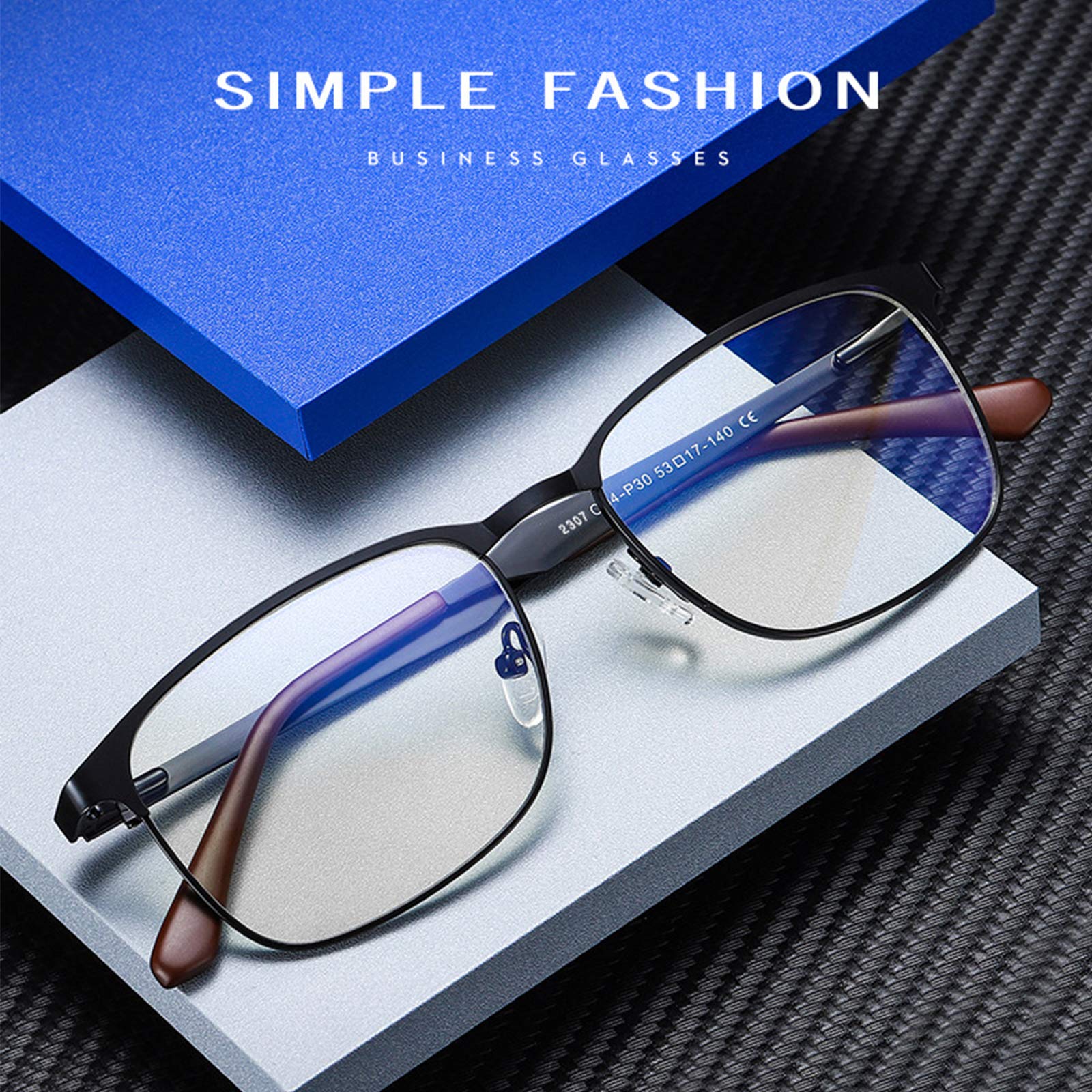 Premium Photochromic Reading Glasses for Men - COTIA Metal Frame Presbyopia Readers with Light-Adjusting Lenses | Ideal for Indoor/Outdoor Use, Reading, Driving & Computer Work