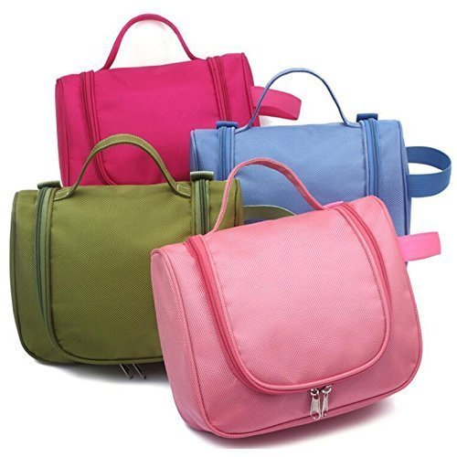 Marji&Anuvrutti Hanging Toiletry Bag for Travel - Waterproof Cosmetic Makeup Organizer with Multiple Pockets - Perfect for Vacation, Gym, Camping & Daily Use (Buy 1 Get 1 Free)