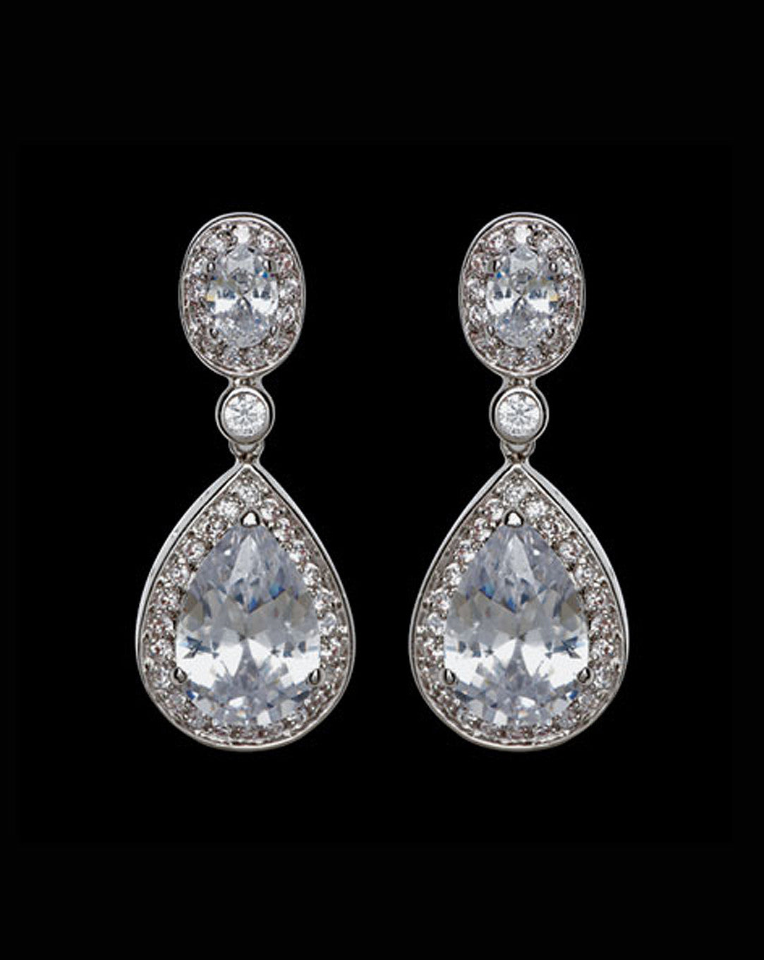 Elegant Bridal Earrings | Bond St by Stephanie Browne | Perfect for Weddings, Prom & Formal Events