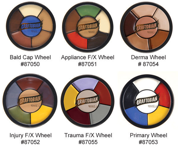 Graftobian RMG Wheels - Professional Makeup Palette Wheels for Artists | Perfect for Makeup Studios, Theatrical & Special FX Applications
