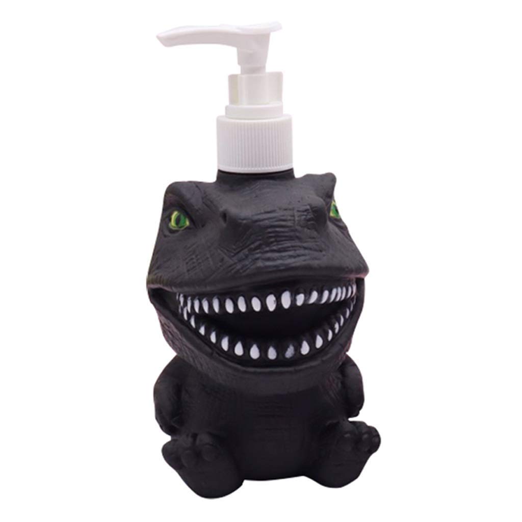 Dinosaur & Panda Shaped Liquid Hand Soap Pump - 300ml Cute Kids Soap Dispenser for Lotion, Shampoo & Shower Gel | Perfect for Bathroom, Kitchen Counter & Kids' Room Decor