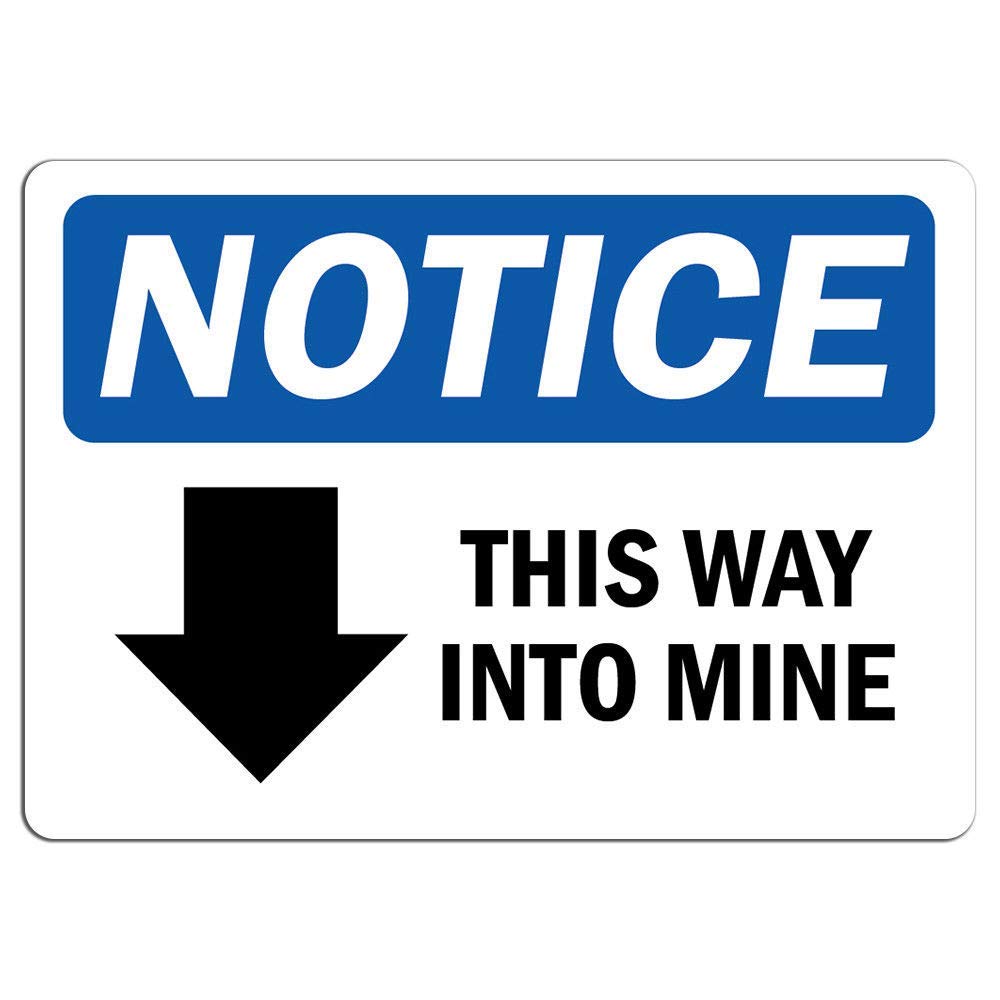 Aluminum Warehouse & Traffic Direction Sign - 12