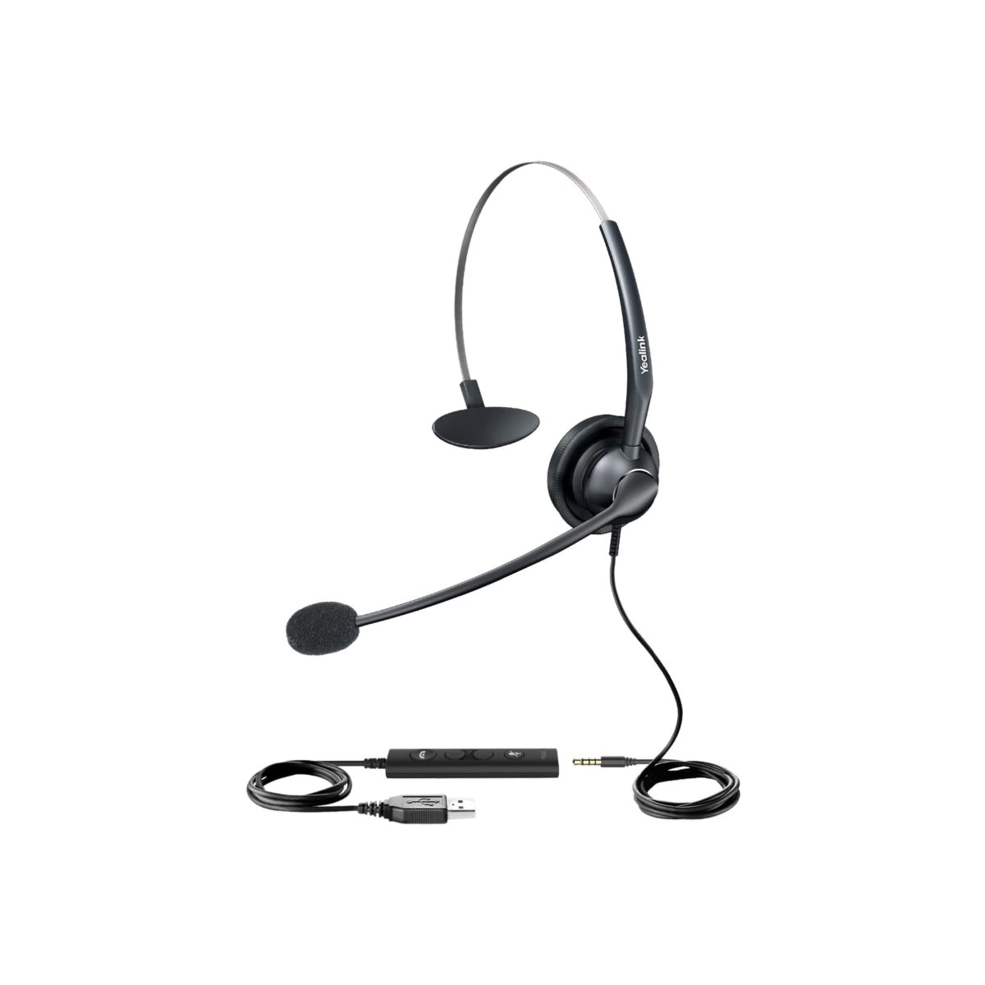 Yealink Premium Wideband USB Headset for IP Phones - Noise Cancelling Office Headset with Clear Audio for Business Calls & Remote Work