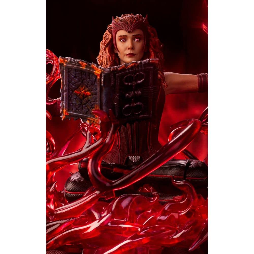 Iron Studios 1:10 Scale Scarlet Witch Deluxe Art Statue - WandaVision Collectible Figure for Marvel Fans & Home Display