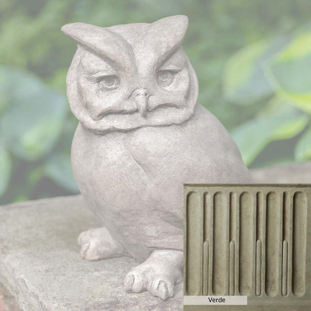 Campania International Hoot Owl Garden Statue - Outdoor Decor for Patio, Lawn & Garden Decorations
