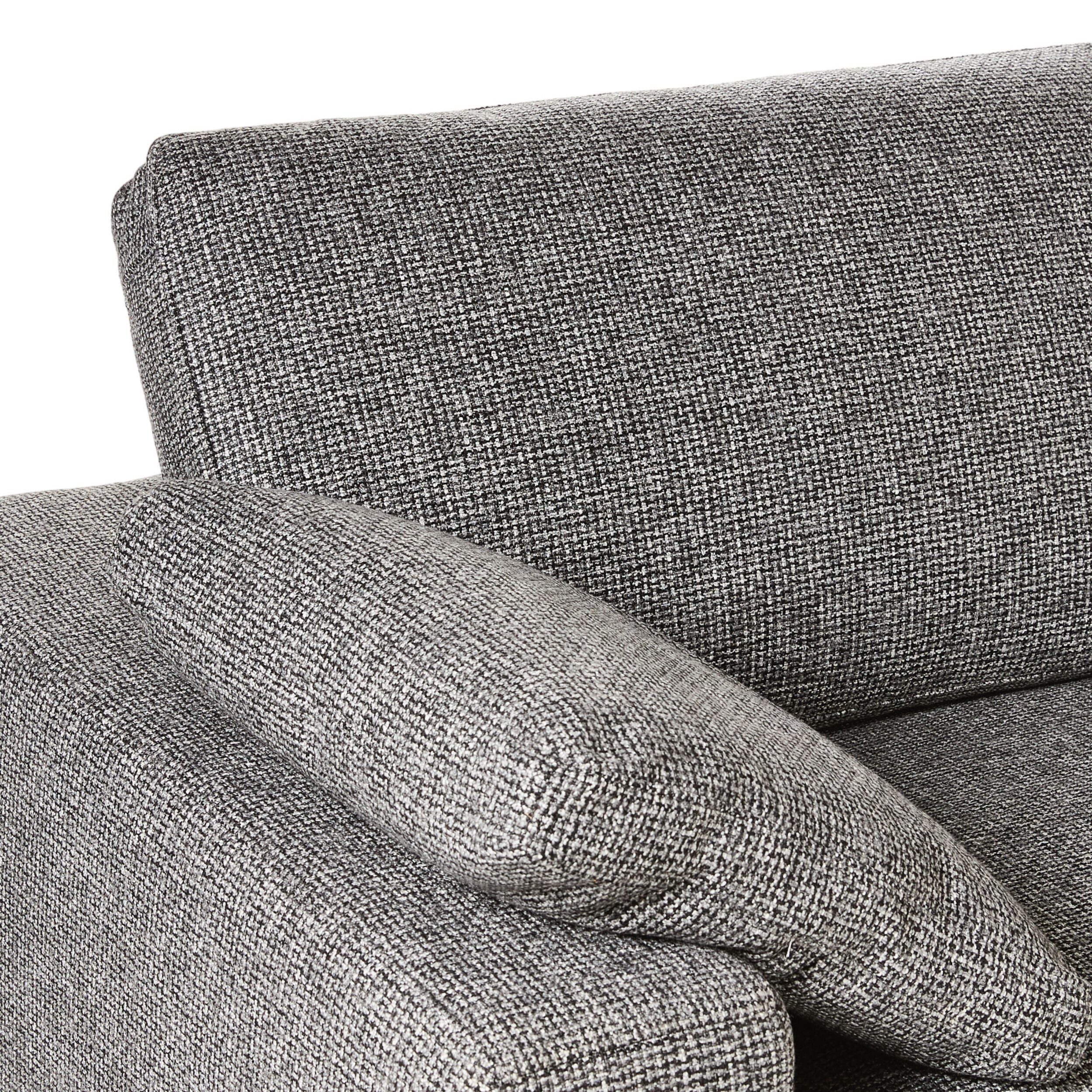 Blakely 3-Seater Sofa with Asher Steel Frame - Modern Living Room Furniture for Small Spaces & Apartments