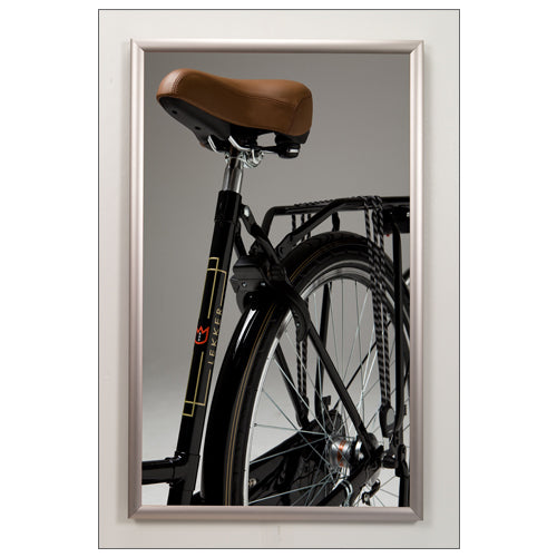 14x22 Metal Picture Frame - Wide Face Poster Display Frame in 4 Finishes (Black, Silver, Gold, White) + Custom Sizes - Perfect for Home Decor, Office Wall Art & Photo Displays