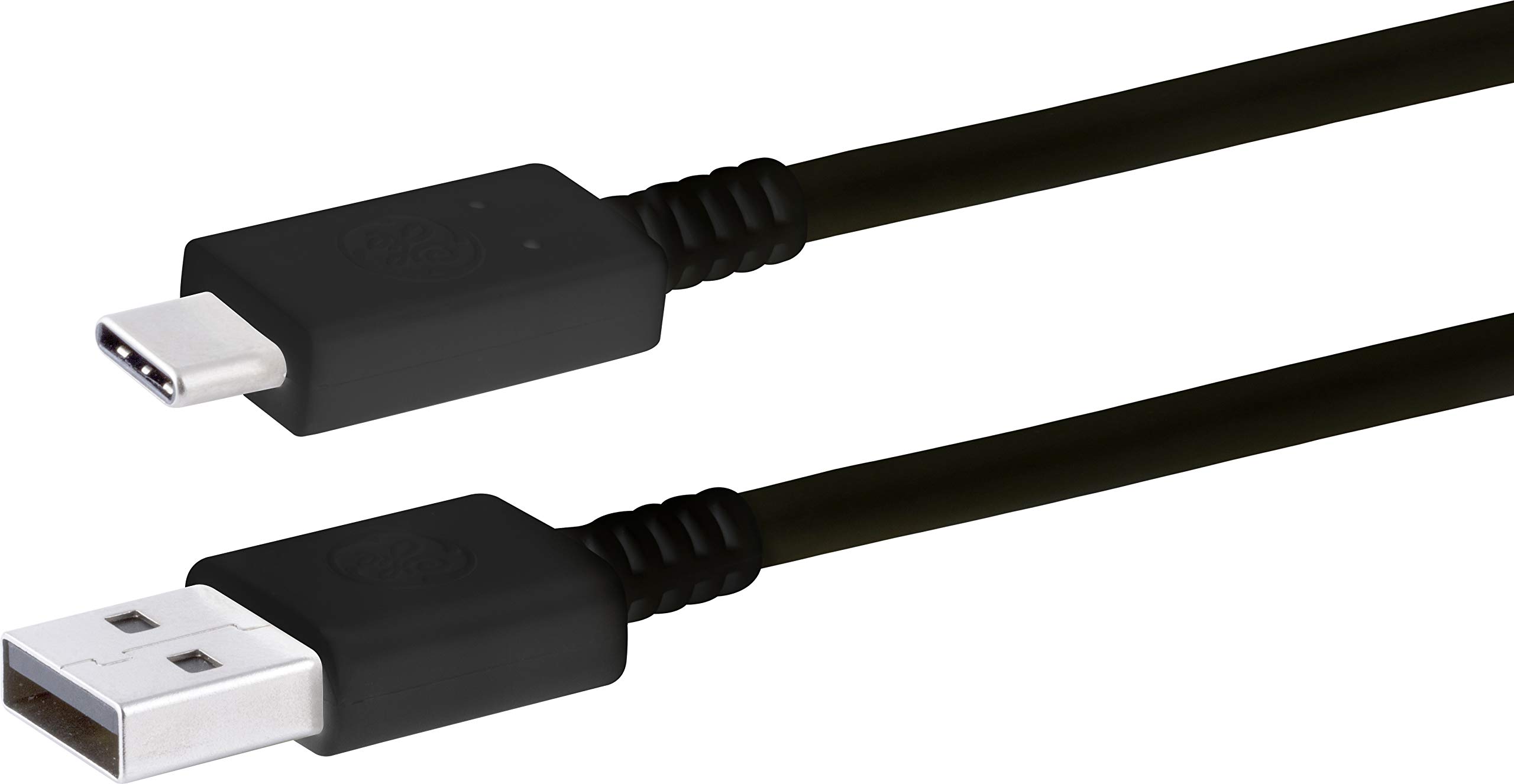 GE USB A to USB C Cable 6.5Ft - 15W Fast Charging Cable for iPhone 16/15 Series & iPad Pro - Type C Charger Cord with USB A to C Power Delivery - Perfect for Home, Office & Travel Charging (Model 33780)