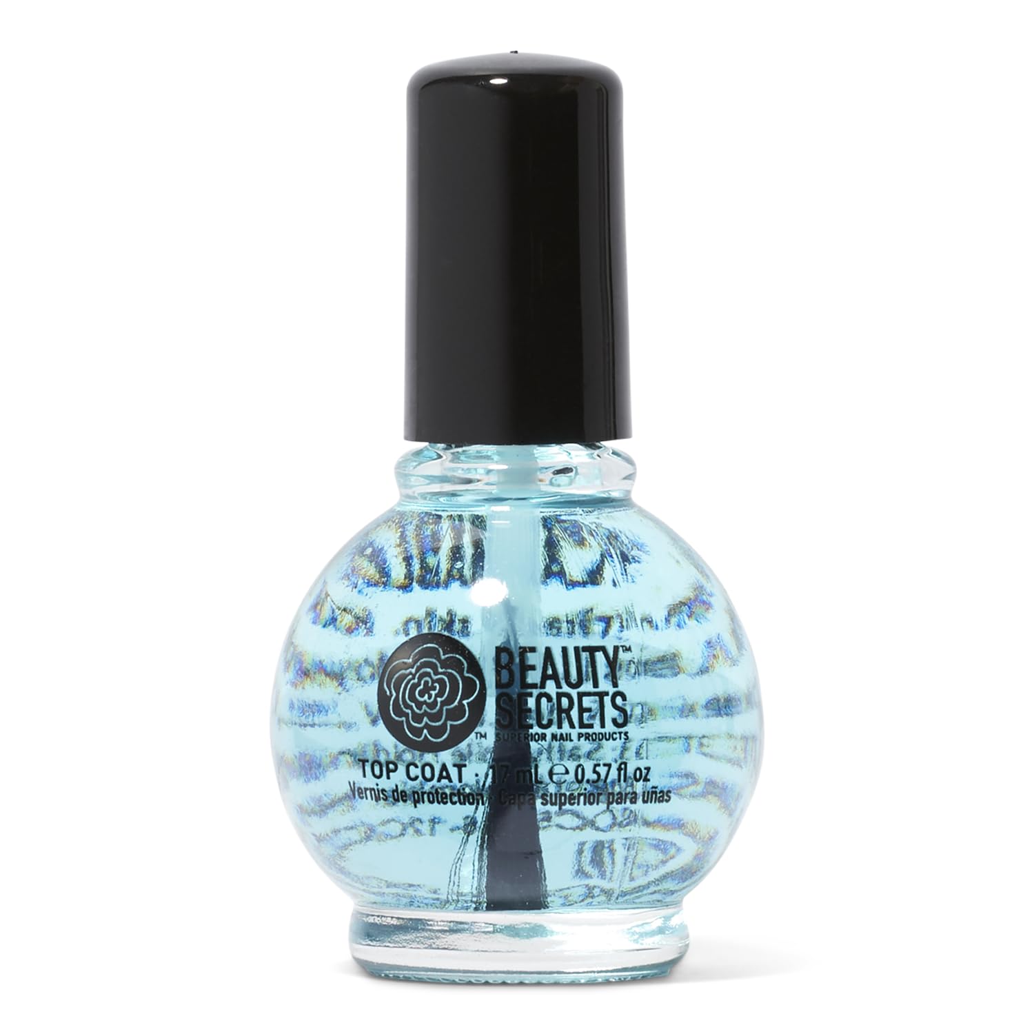 BEAUTY SECRETS High Shine Long-Lasting Nail Polish Top Coat - Strengthens & Protects Nails for Salon-Quality Manicures at Home