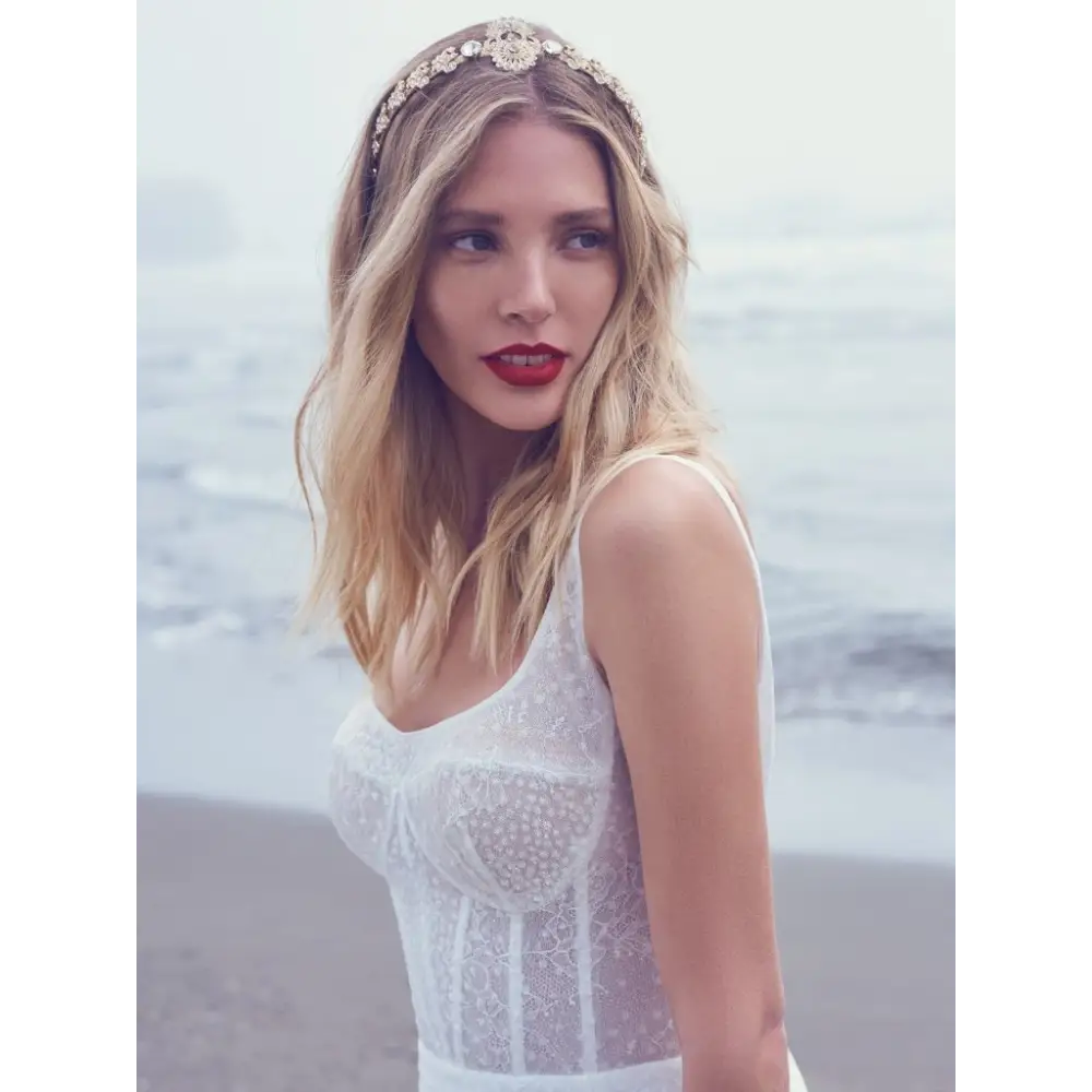 Aerona by Sottero and Midgley Wedding Dress Sample Sale - Elegant Bridal Gown for Church Ceremony & Beach Weddings