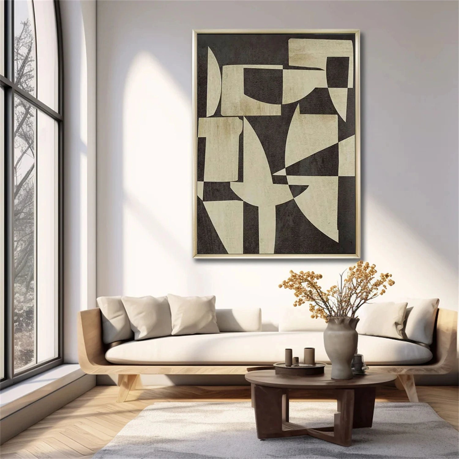 Abstract Tranquility Art Painting #WS212 - Modern Canvas Wall Art for Living Room, Bedroom & Office Decor