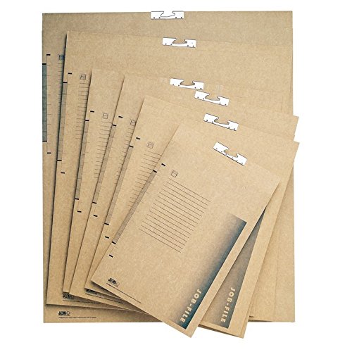 Jalema Grafi-System 15x18 Inch Brown File Folders - Pack of 50 | Office Organization, Document Storage, Business Filing Supplies