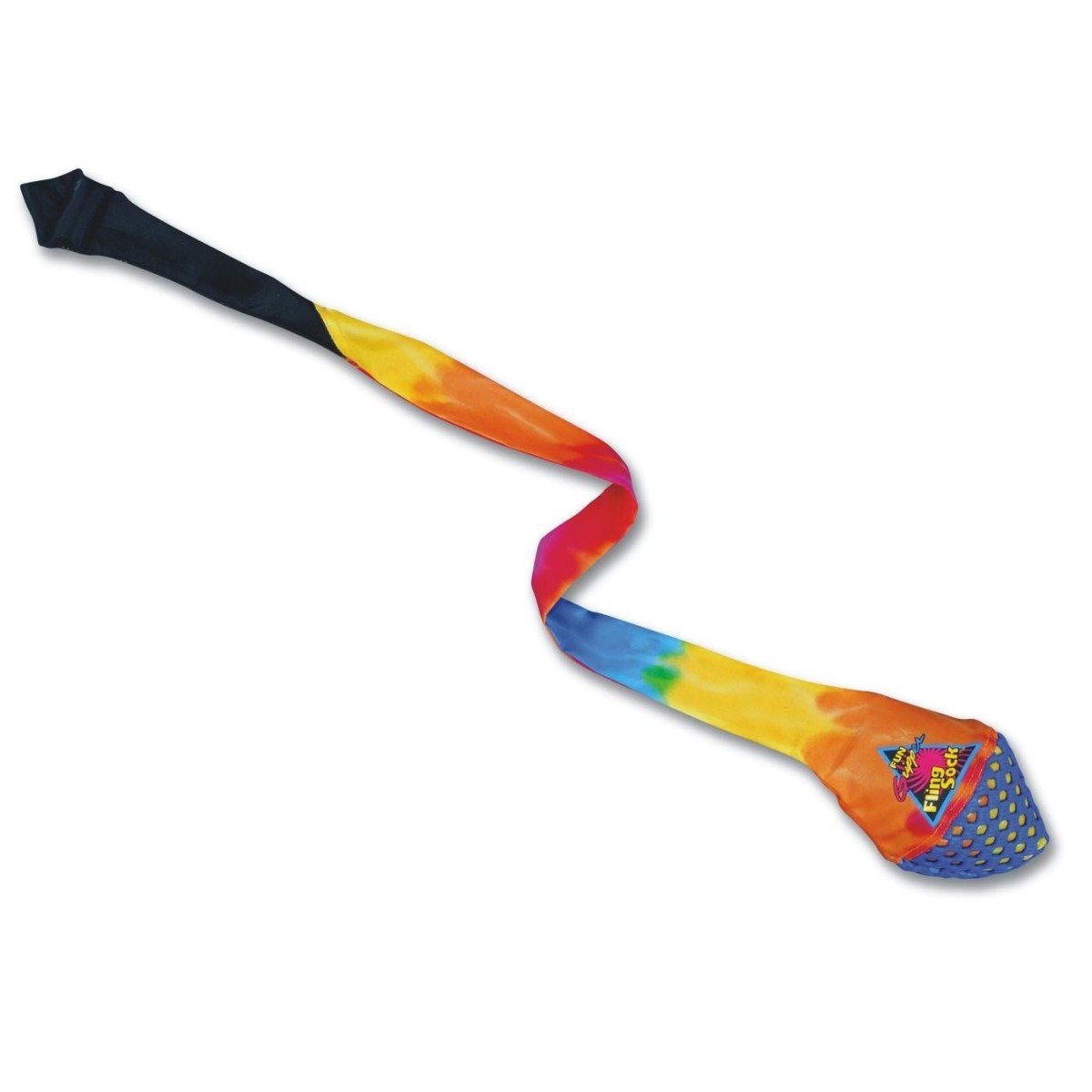 Fun Gripper Tie Dye Fling Sock Toss Toy Game for Kids - 29.0 Inch with Game Booklet (Original) - Perfect for Outdoor Play, Birthday Parties, and Family Fun