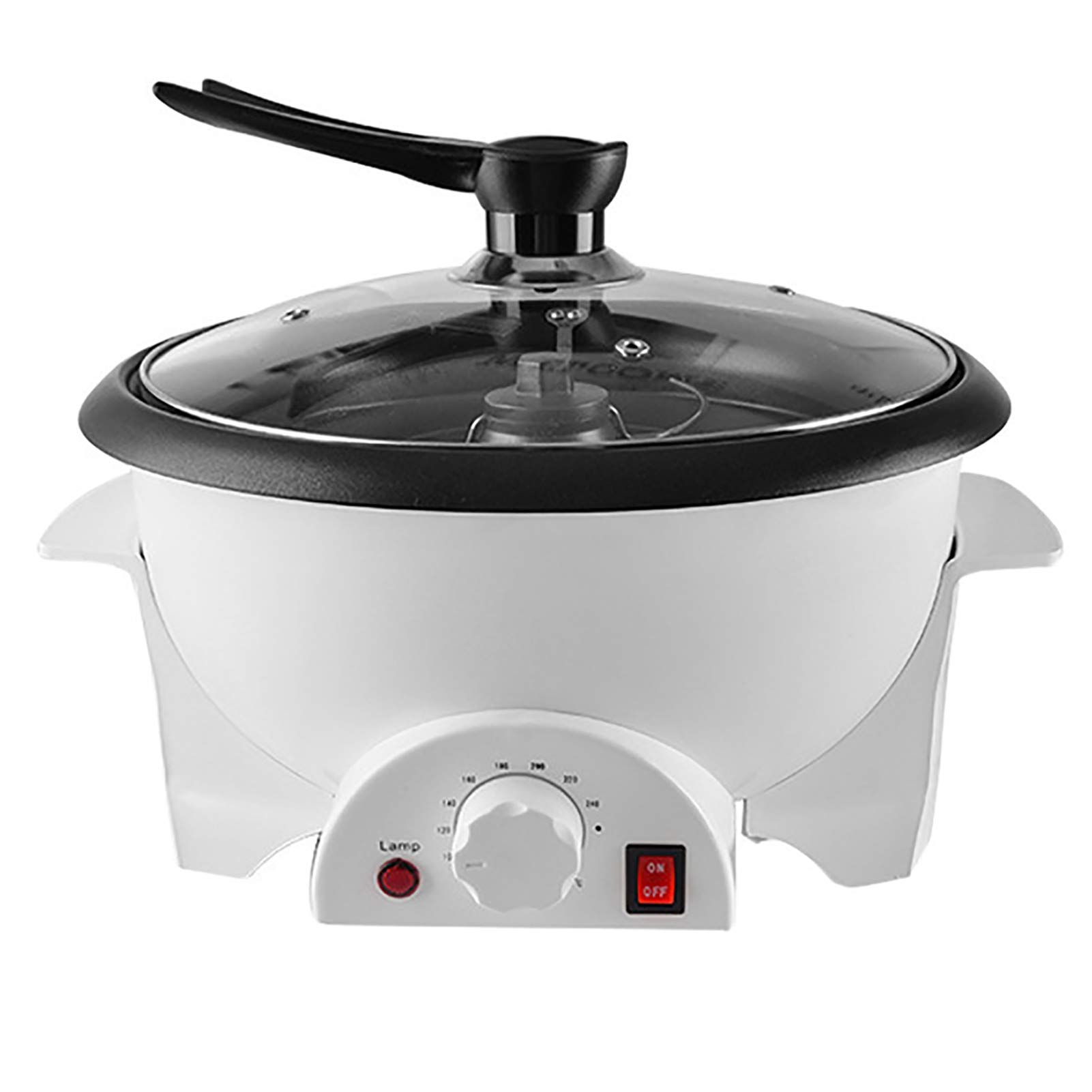 Electric Coffee Bean Roaster Machine - Stainless Steel Drum Roaster with Thermostat Control for Home Use | Perfect for Fresh Coffee Roasting, DIY Coffee Shops & Gifts (220V)