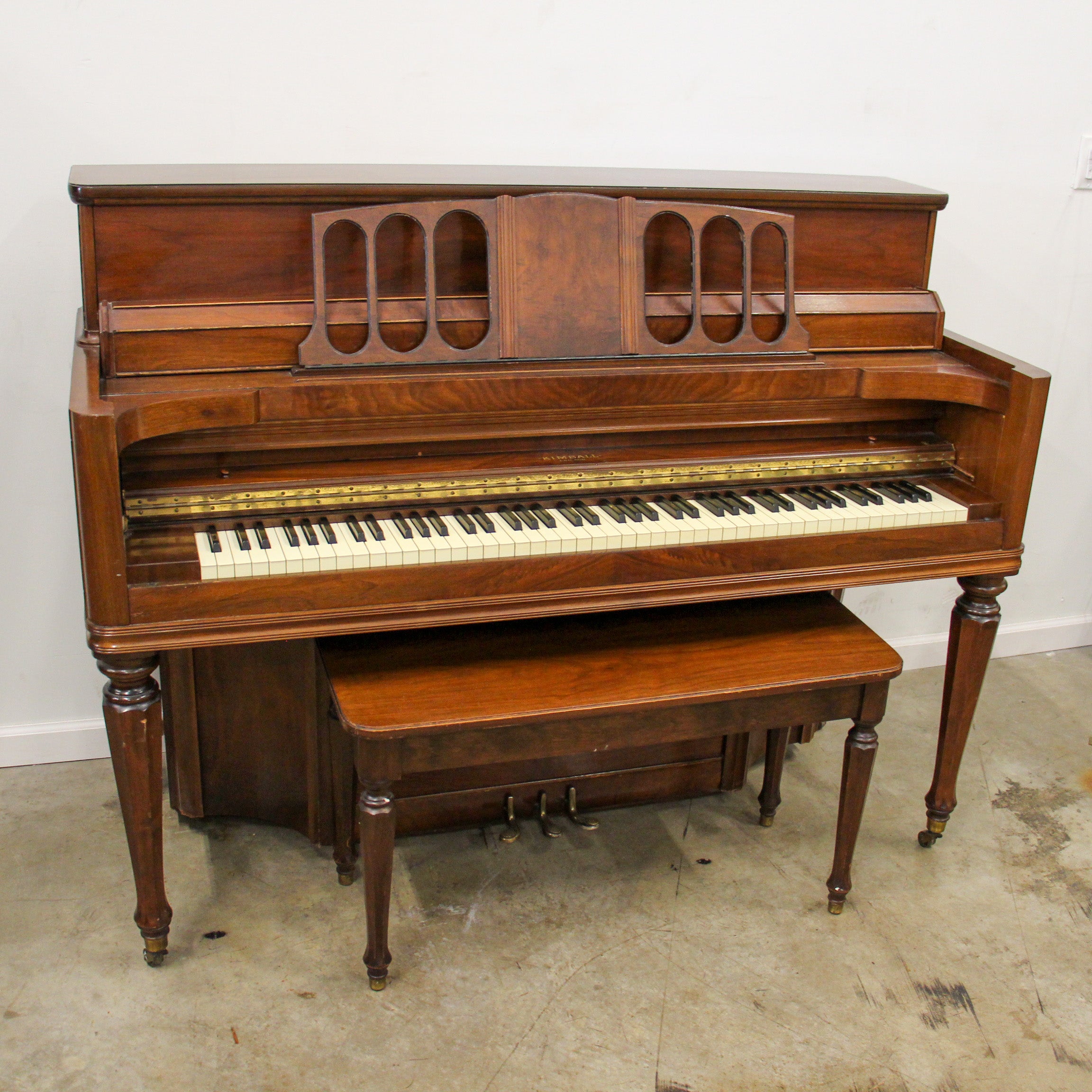 Vintage 1930s Kimball Upright Piano - Antique Musical Instrument for Home Decor & Music Lovers | Perfect for Living Rooms, Studios & Vintage Collections
