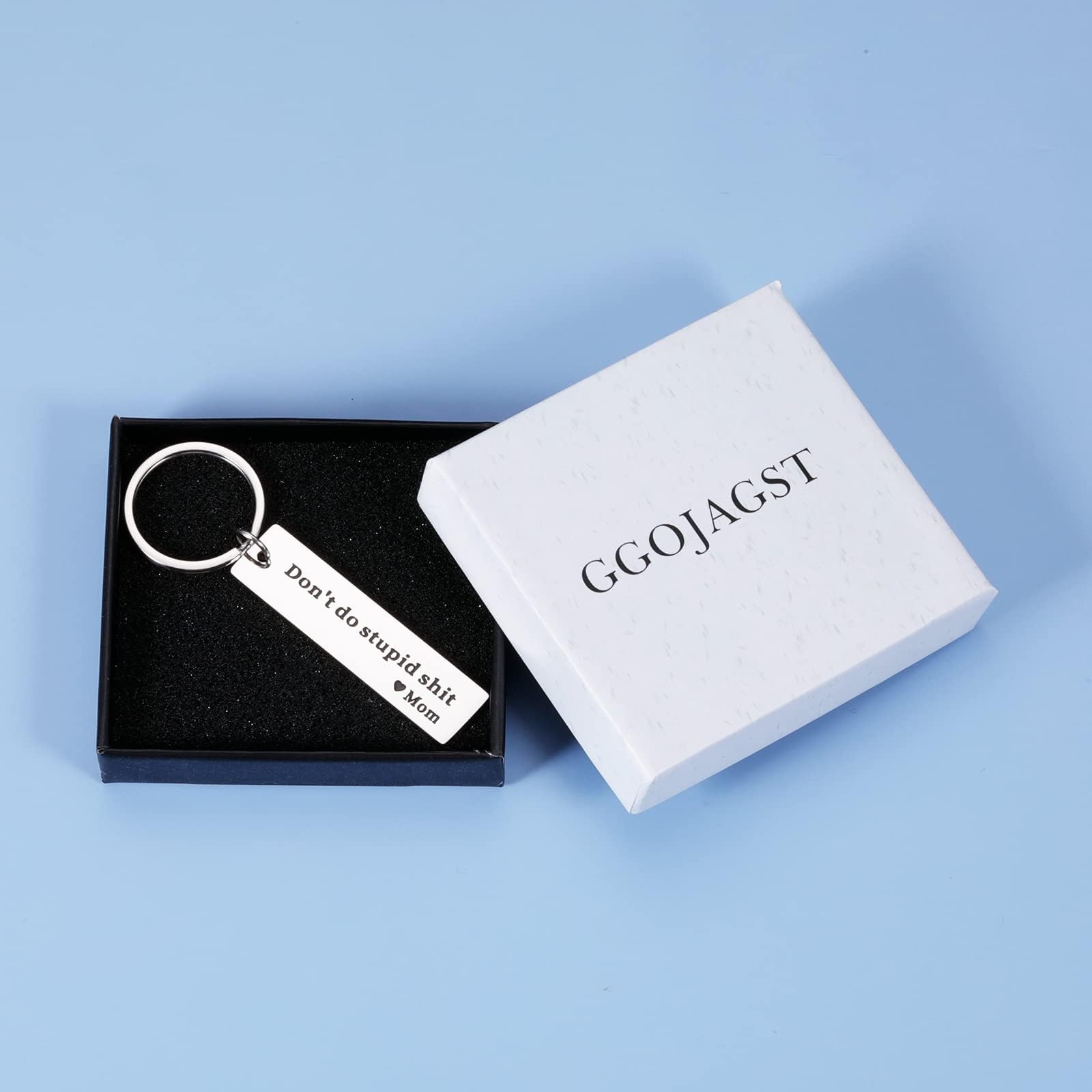 Funny 'Don't Do Stupid Stuff' Keychain Gift for Son/Daughter - Perfect Birthday, Christmas, Valentine's Day & Graduation Present for Teen Boys & Girls | Cute Stocking Stuffer & Gag Gift for Him/Her | Ideal for School Backpacks, Keyrings & Everyday Carry