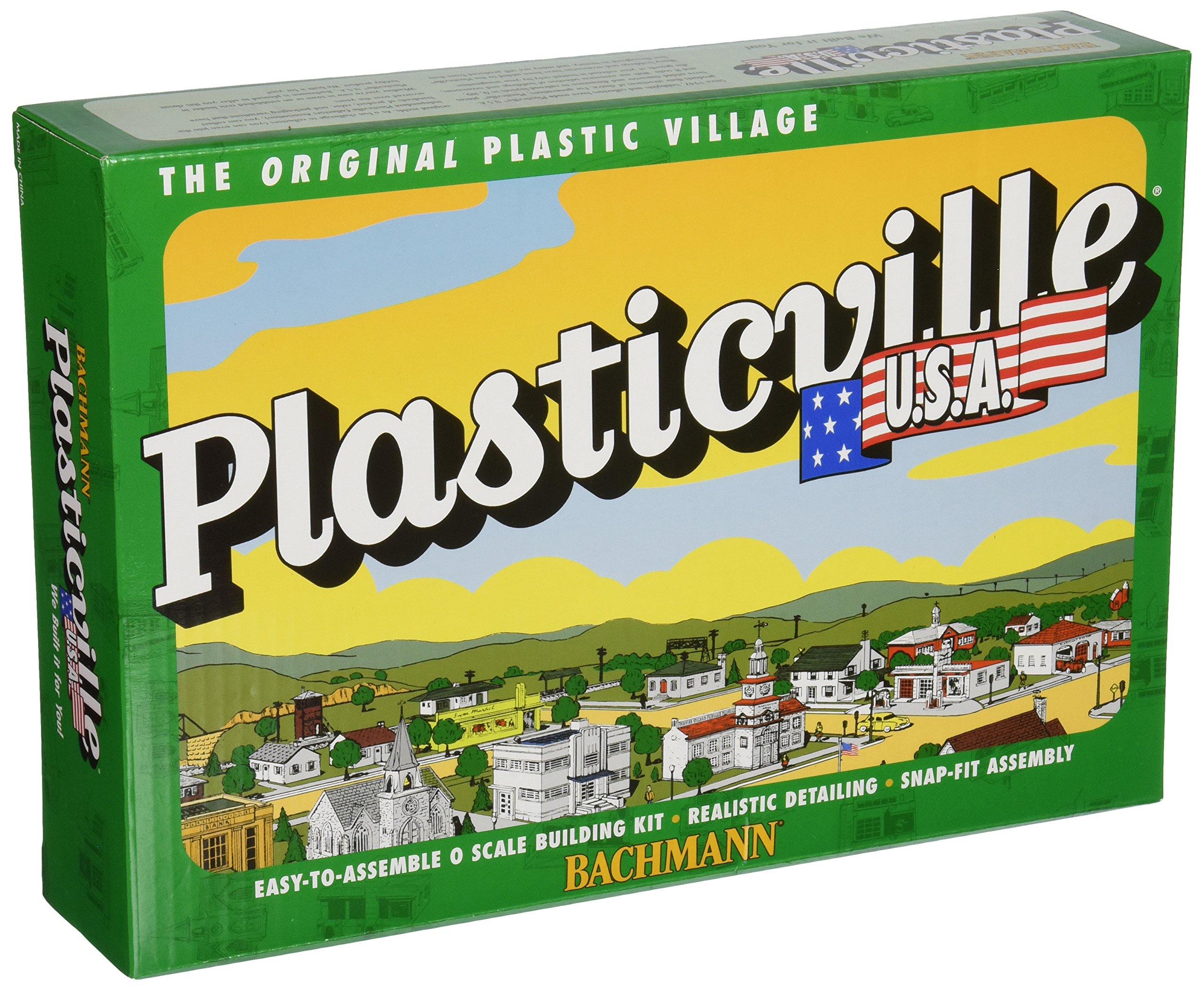 Bachmann Trains - PLASTICVILLE U.S.A. Classic Building Kits - O Scale Model Train Diner - Perfect for Model Railroad Layouts & Collectors