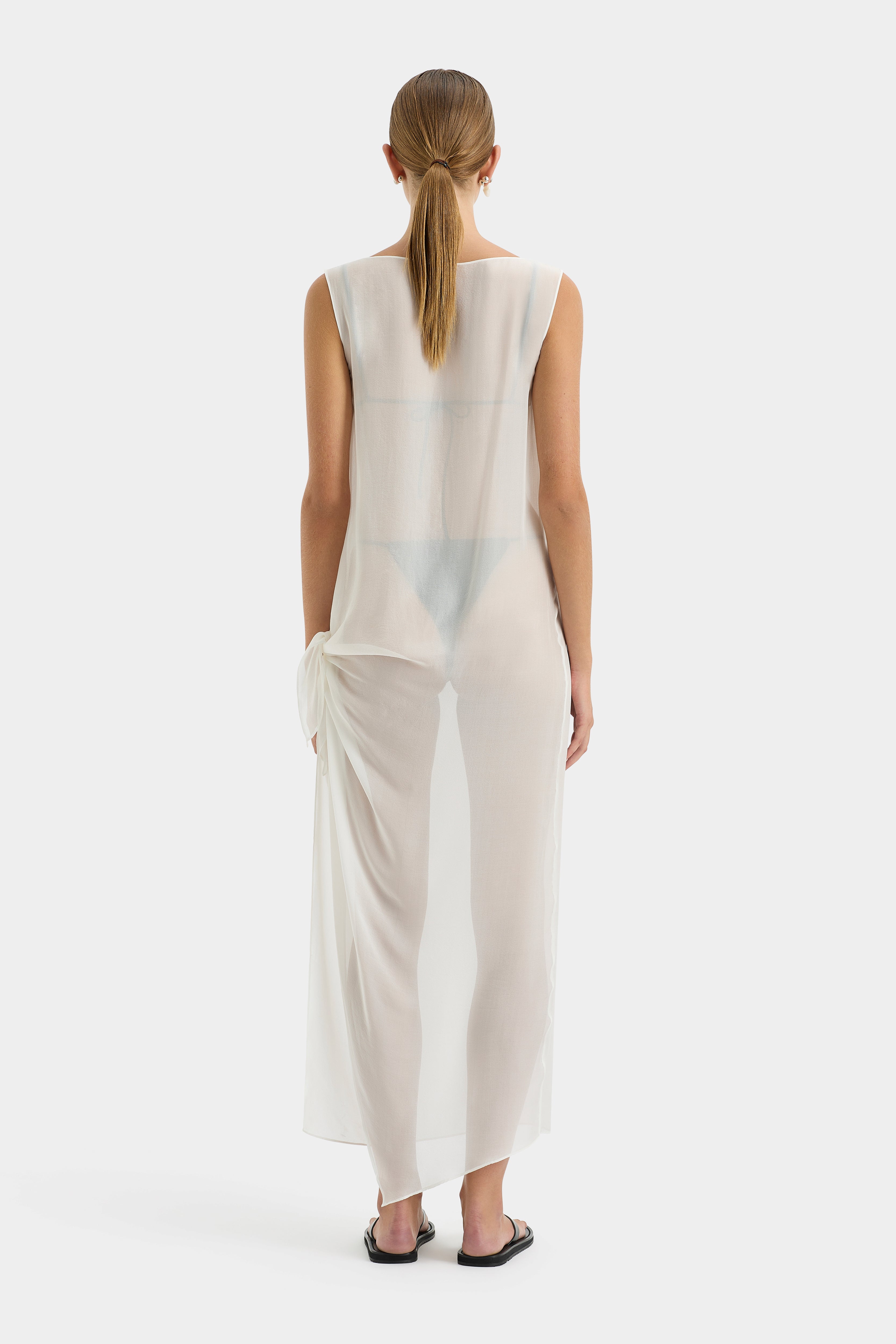 Adrienne Women's Layered Flowy Maxi Dress - Elegant Boho Chic Summer Beach Dress for Vacation, Party & Casual Wear