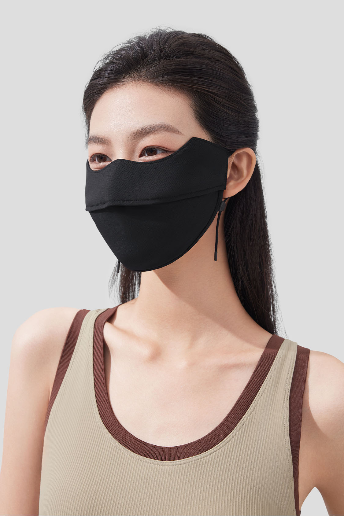 Airyface UPF50+ Sun Protection Face Mask for Women - Lightweight & Breathable UV Protection for Outdoor Activities, Running, Hiking, and Travel