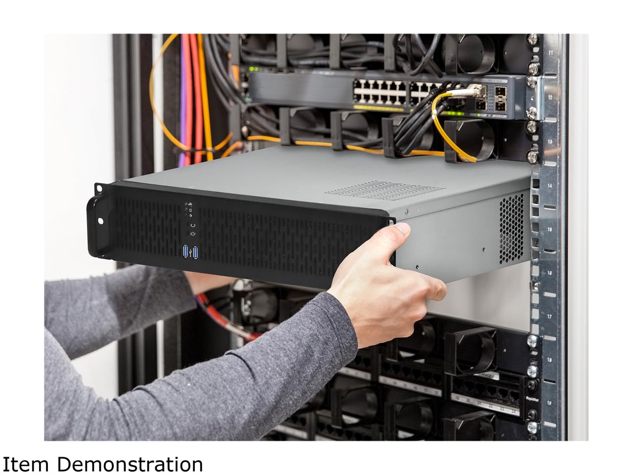 Rosewill 2U Server Chassis Rackmount Case - 4X 3.5