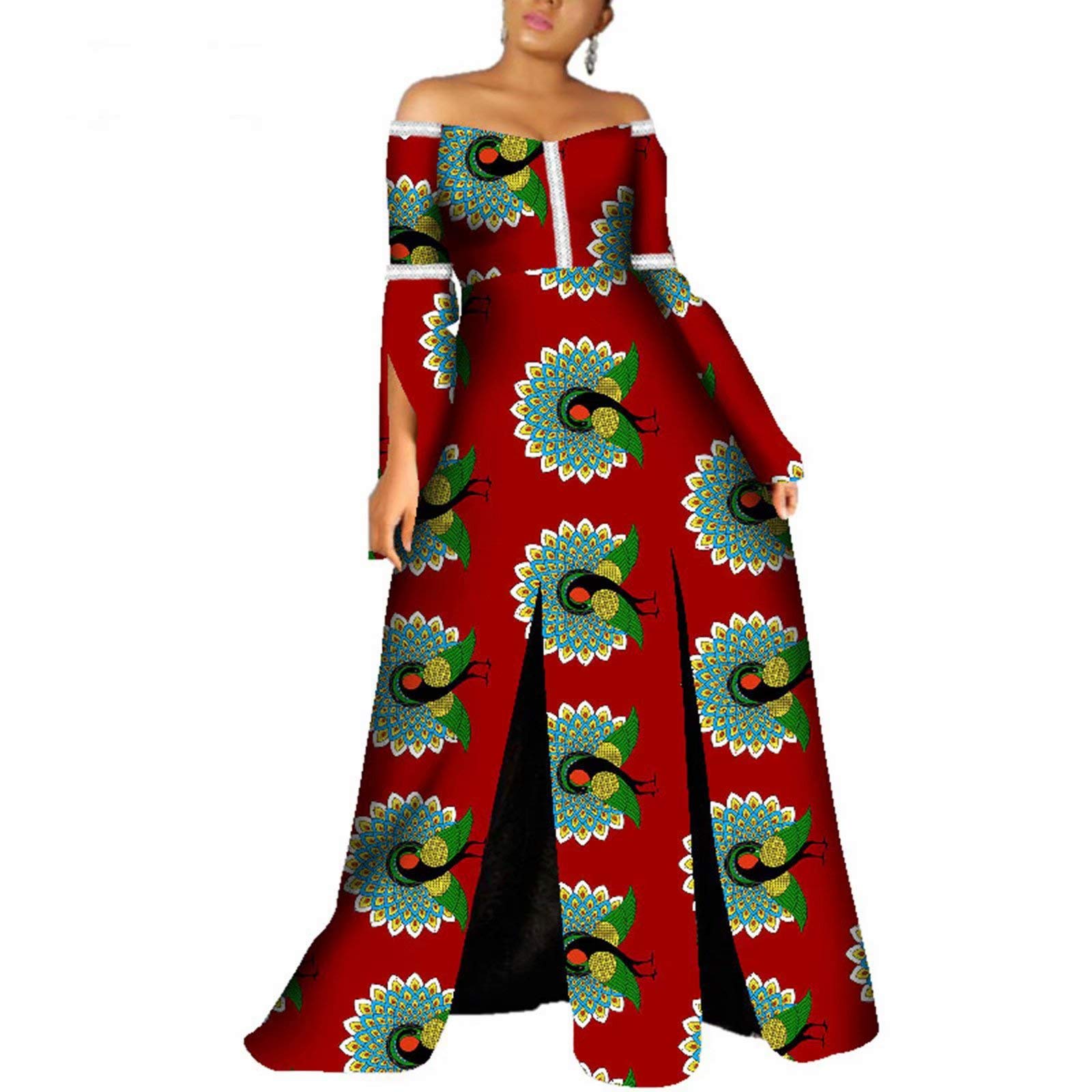 iooiooi Women's Off Shoulder Party Dress - Elegant Custom Fall Dresses for Women | Perfect for Cocktail Parties, Date Nights & Special Occasions