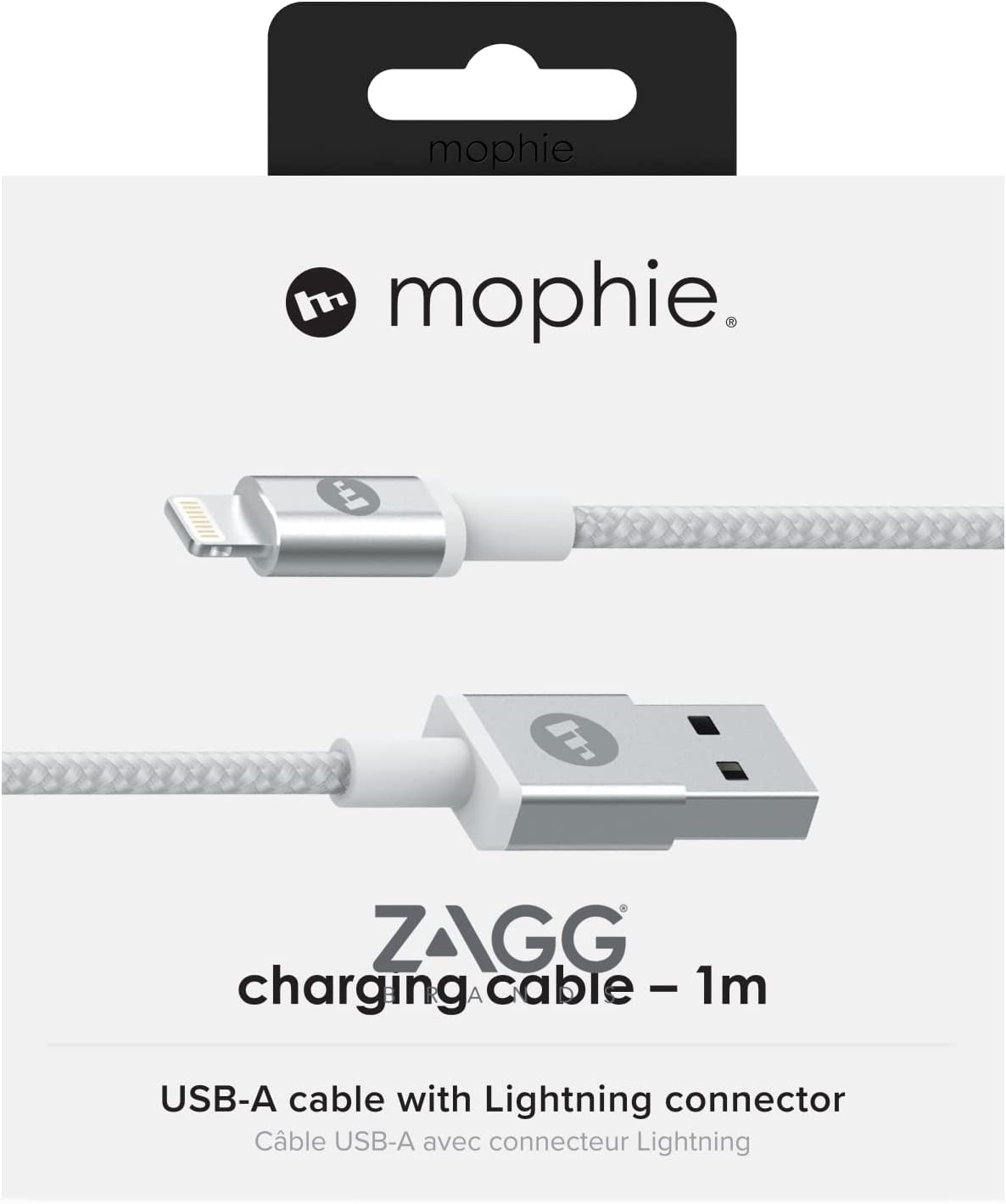 Premium 1M Lightning Cable - Fast Charging & Sync for iPhone 14/13/12/11/X/8/7 - Durable & Tangle-Free - Perfect for Home, Office & Travel - Black