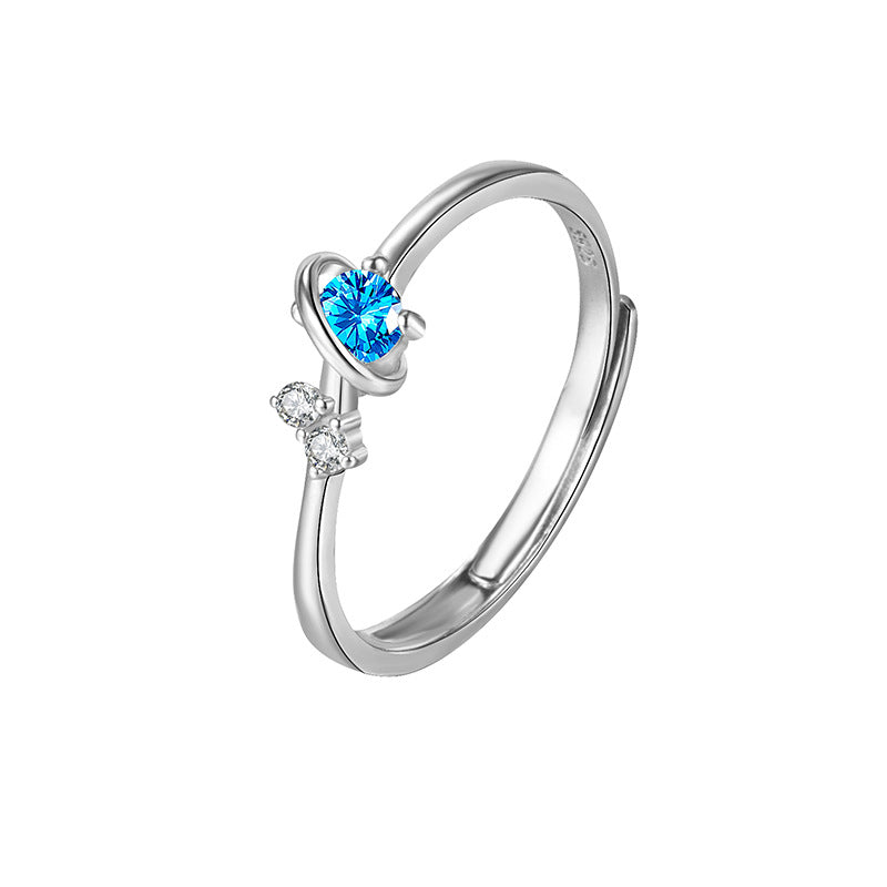 Dream Planet Couple Rings - Stylish Matching Wedding Bands for Him & Her - Sterling Silver or Gold Plated Promise Rings - Perfect for Anniversaries, Engagements and Romantic Gifts