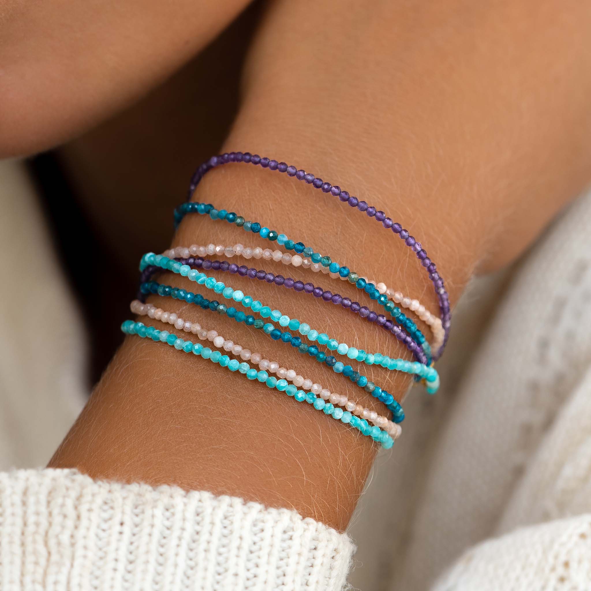 Stylish Multi Strand Beaded Bracelet for Women - Boho Chic Handmade Jewelry - Perfect for Parties, Weddings & Everyday Wear