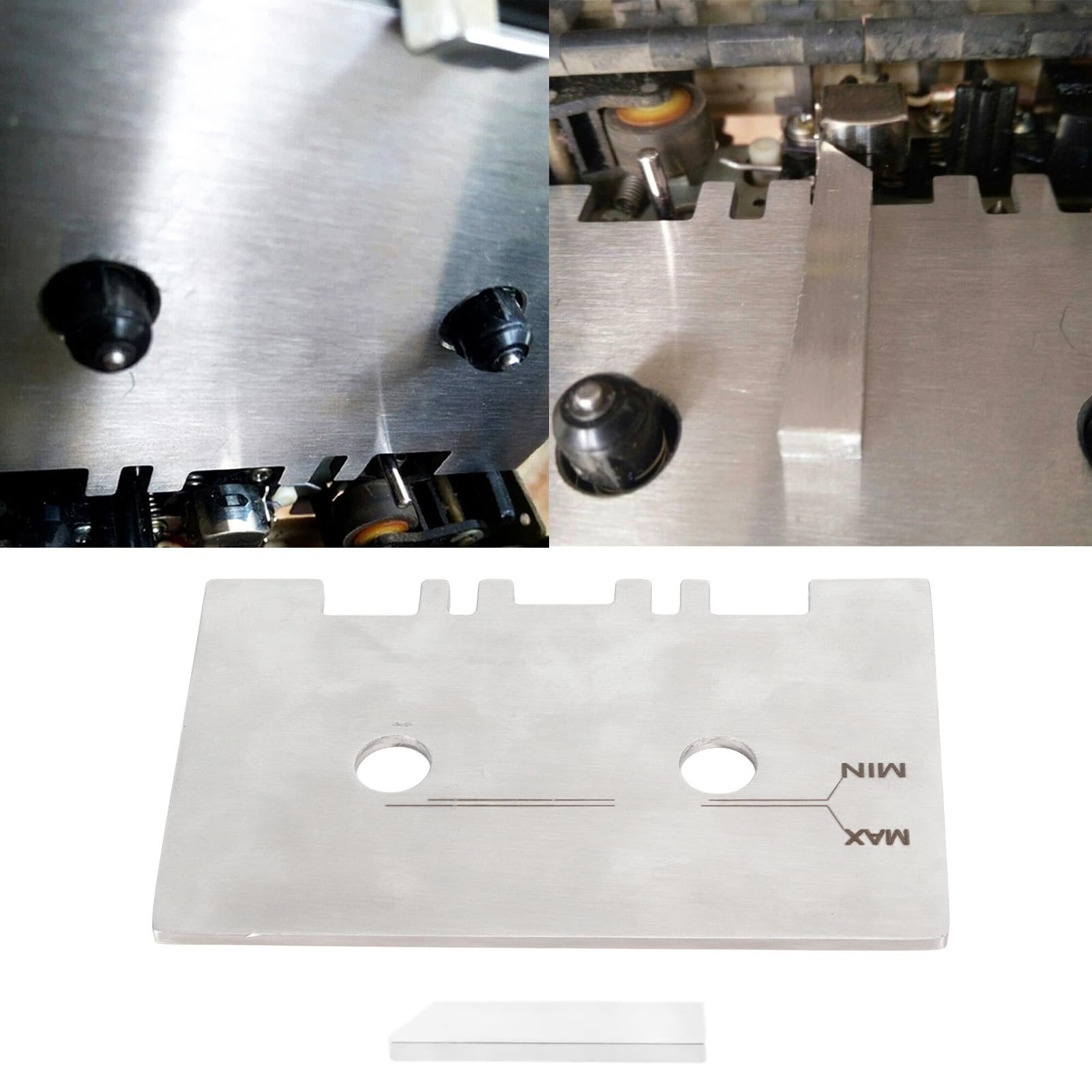 1 Set Cassette Head and Guide Gauge with Mechanical Alignment Bar - Durable Professional Audio Equipment for Students & Engineers | Perfect for Tape Deck Maintenance, Audio Repair & Vintage Stereo System Alignment