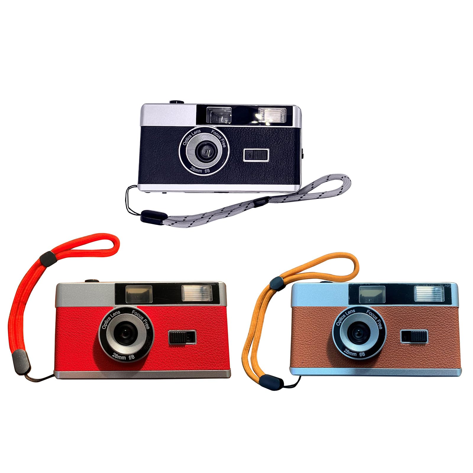 Vintage 35mm Film Camera with Built-in Flash - Reusable Classic Film Camera for Photography Enthusiasts | Perfect for Street Photography, Travel & Retro Shooting