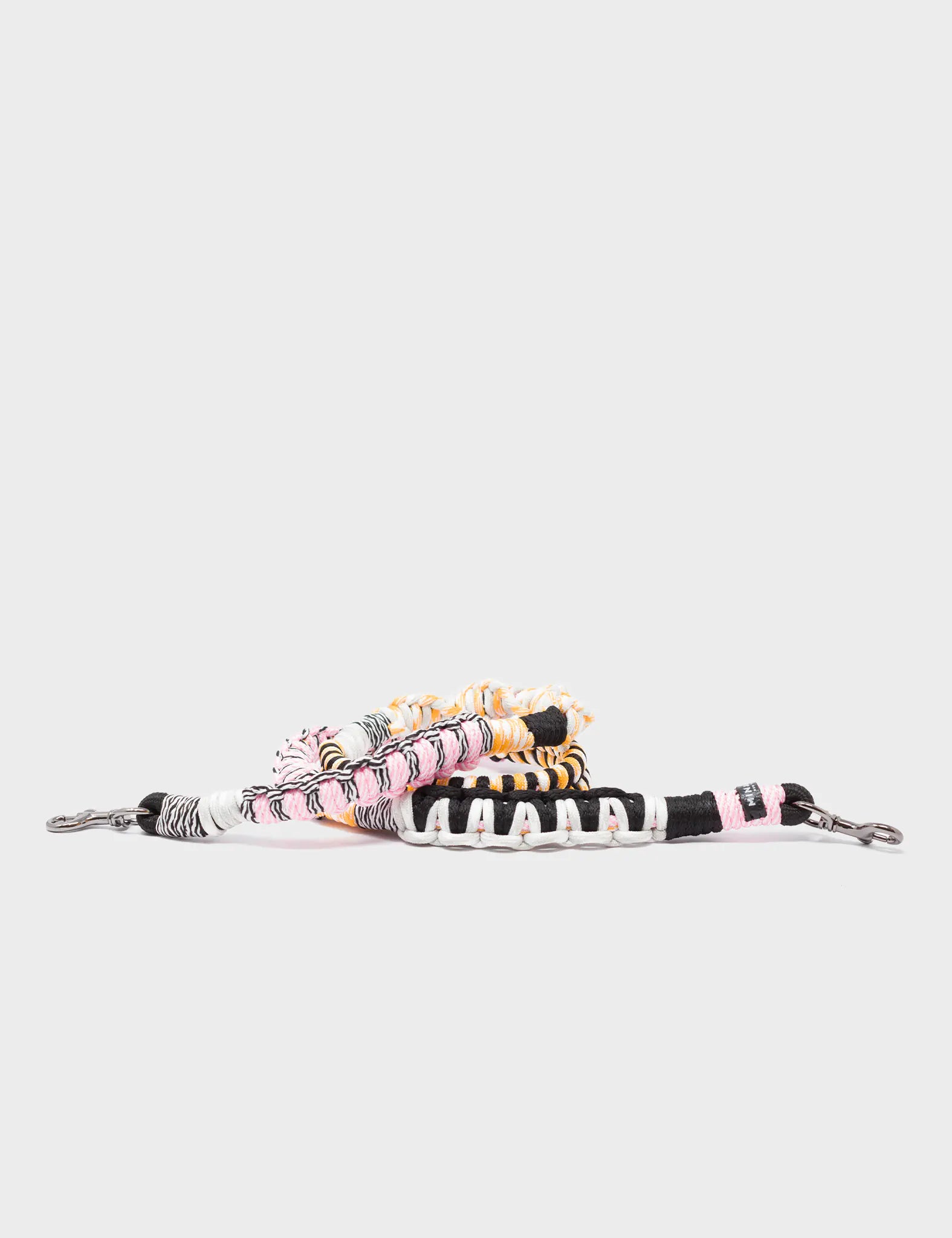 Detachable Shoulder Strap - Yellow, Pink & Black Handwoven Paracord for Backpacks, Bags & Outdoor Gear | Durable & Adjustable Shoulder Strap for Hiking, Travel & Everyday Use