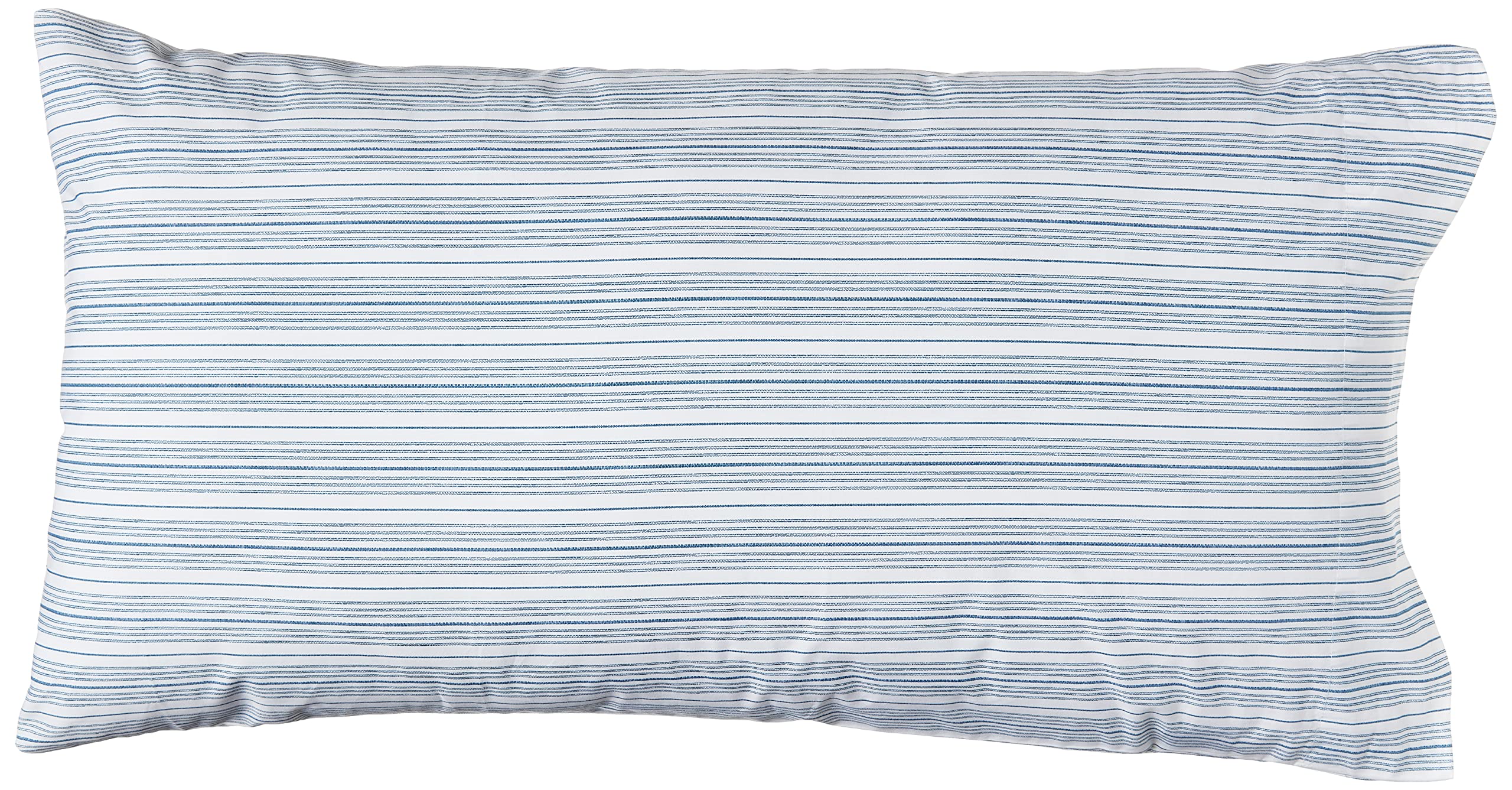 Nautica King Size Cotton Percale Bed Sheet Set - Crisp & Cool Coastal Bedding in Beaux Stripe Navy - Perfect for Luxury Hotels, Vacation Homes & Master Bedrooms