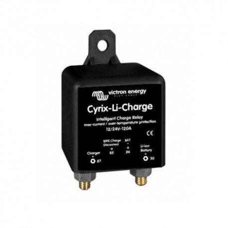 Victron Energy Cyrix Li Charge Relay 12V/24V 120A - Smart Battery Charger for Marine, RV & Off-Grid Solar Systems - Waterproof & Bluetooth Compatible